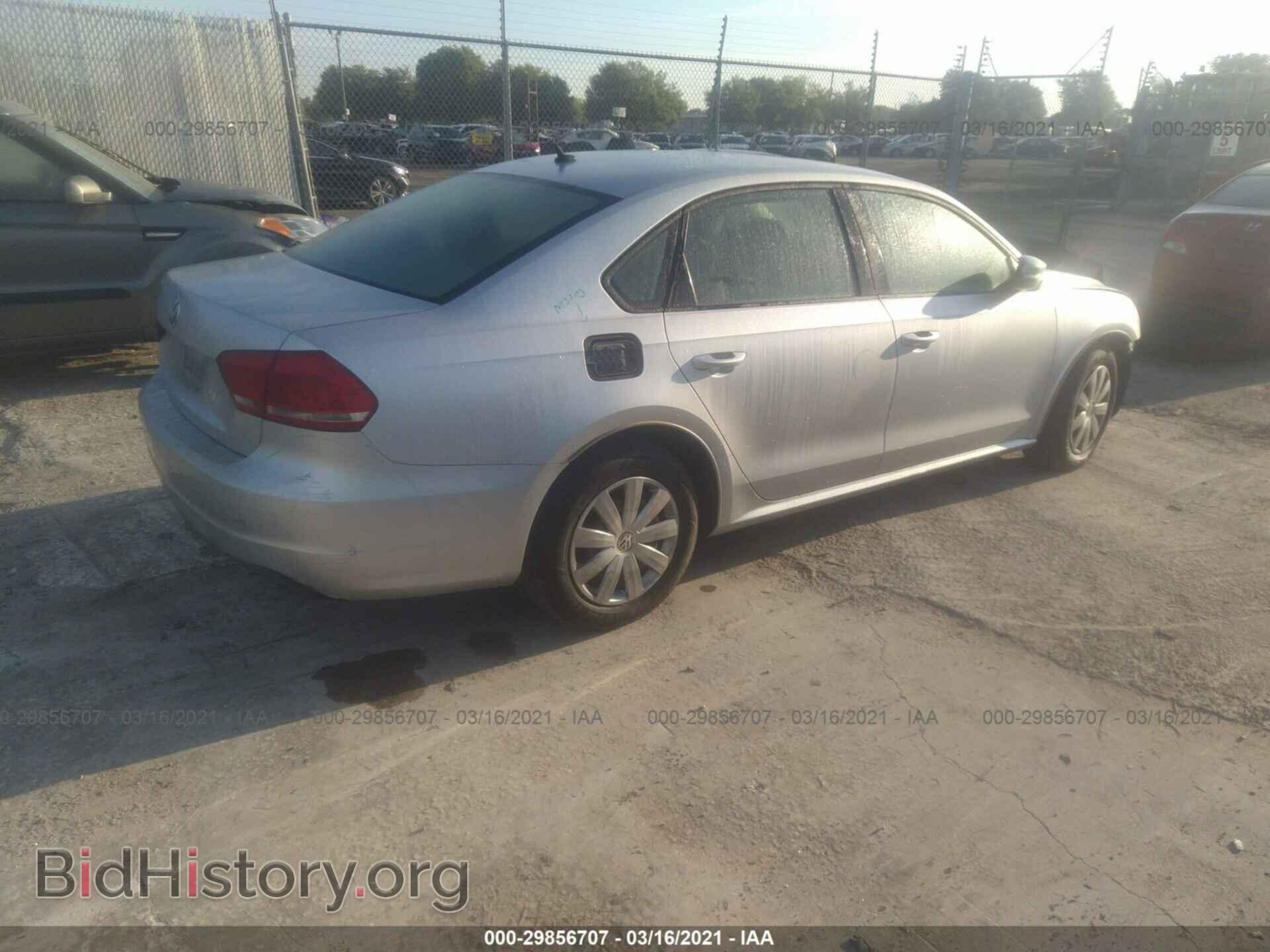 2014 VOLKSWAGEN PASSAT - VIN: 1VWAH7A36EC002238 - Фото 4