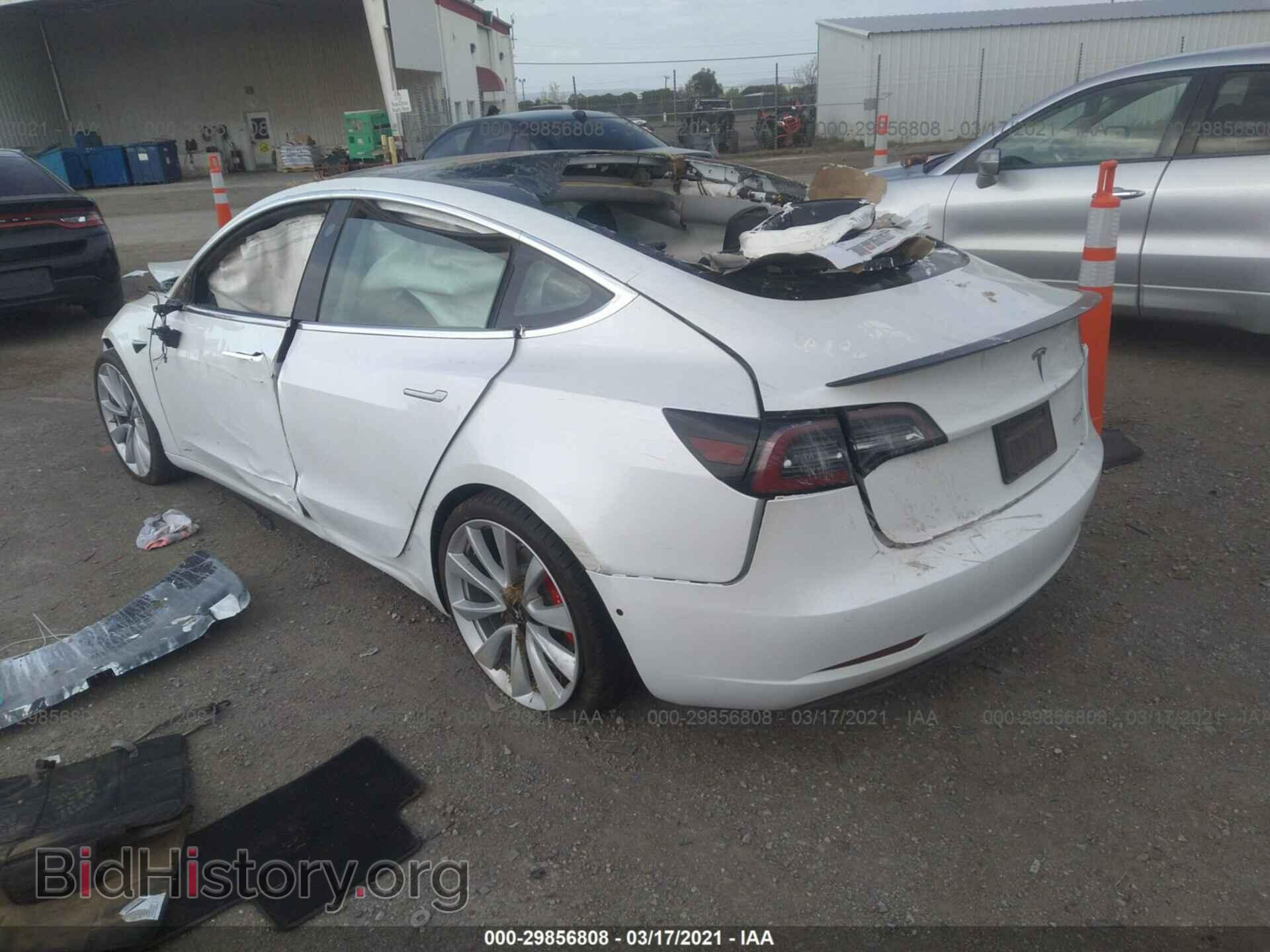 2019 TESLA MODEL 3 - VIN: 5YJ3E1EB5KF487859 - Фото 3