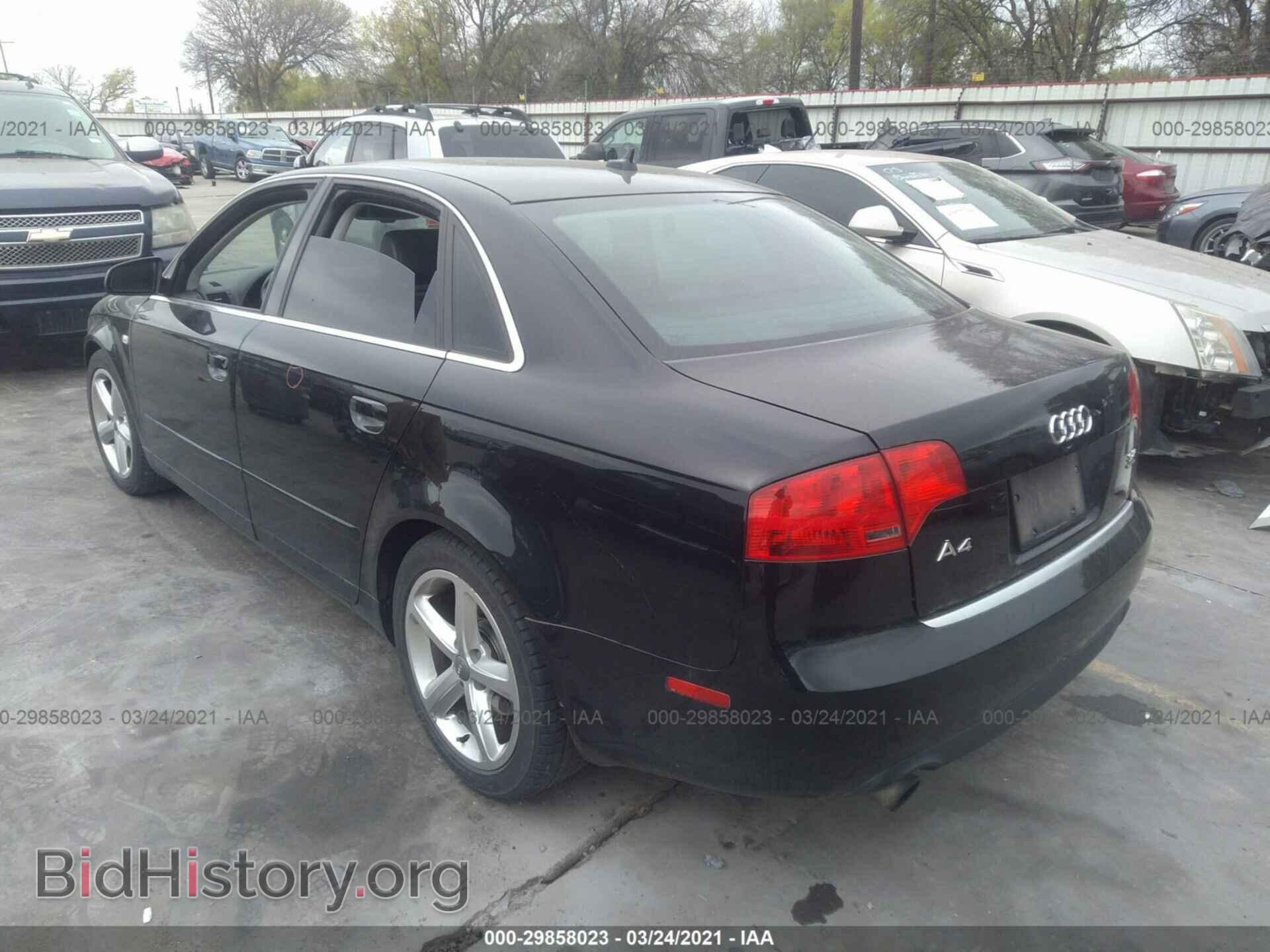 2007 AUDI A4 - VIN: WAUDH78EX7A085207 - Photo 3