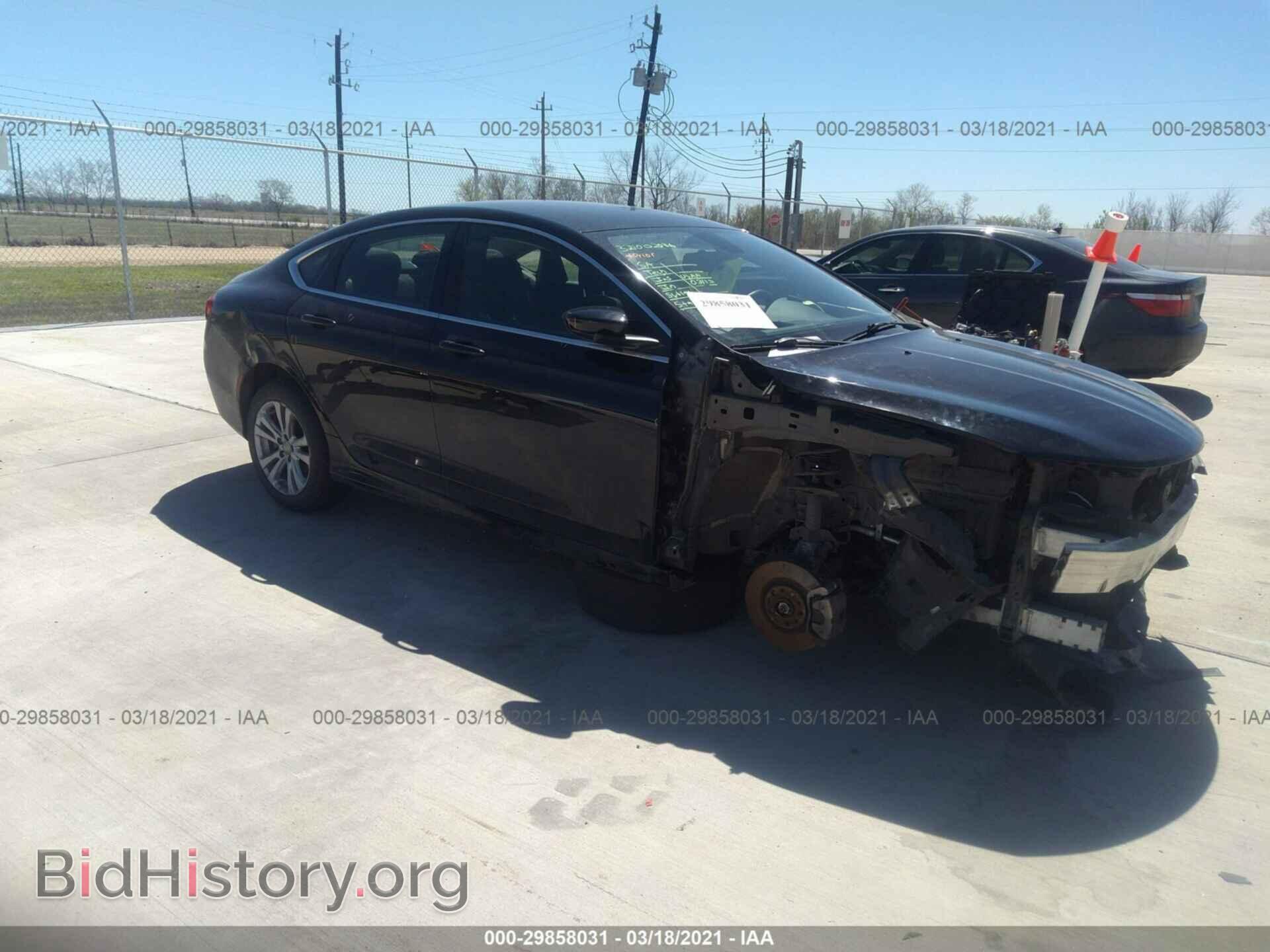 Фотография 1C3CCCAB2FN526264 - CHRYSLER 200 2015