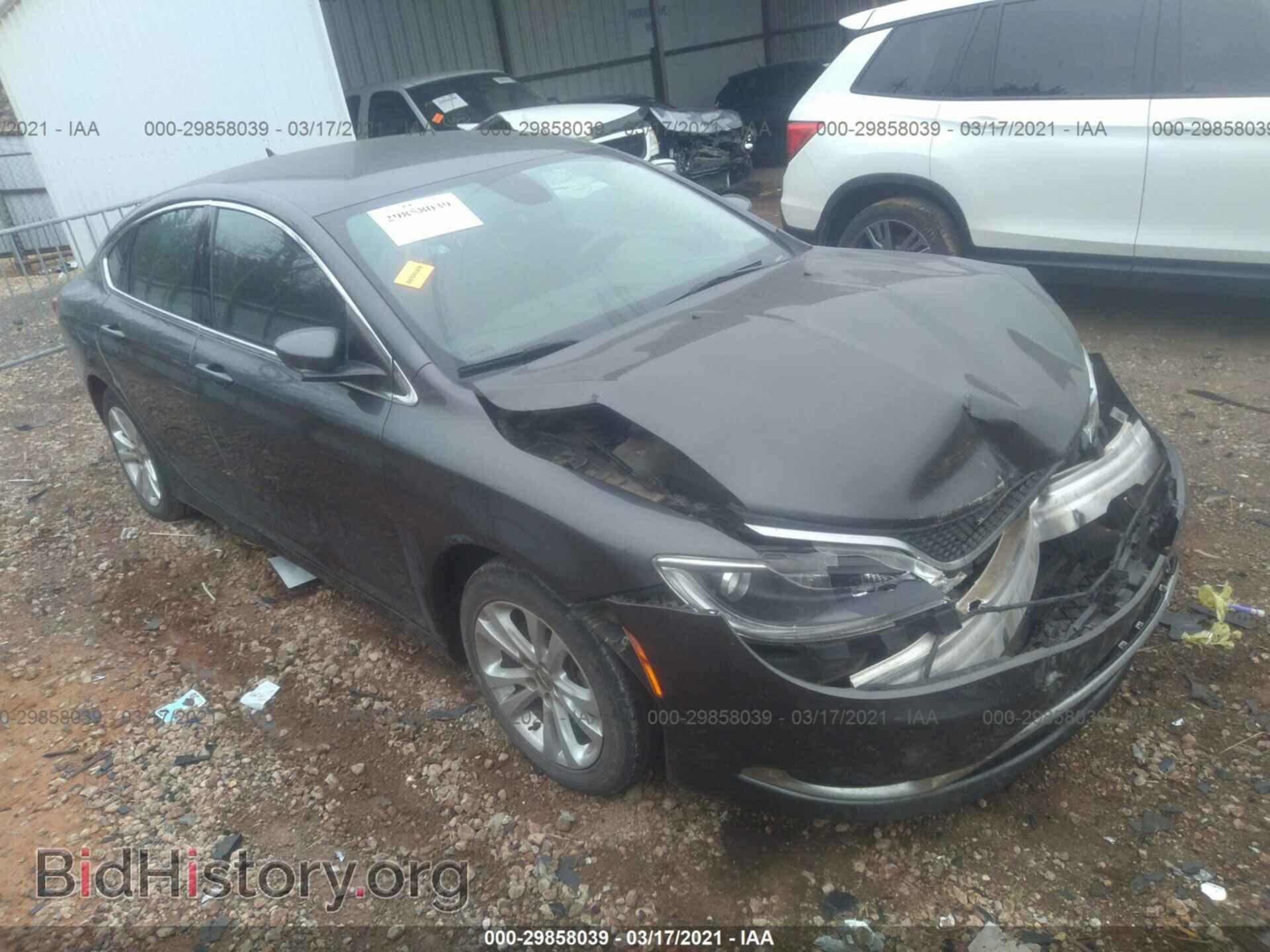 Фотография 1C3CCCAB2FN749601 - CHRYSLER 200 2015