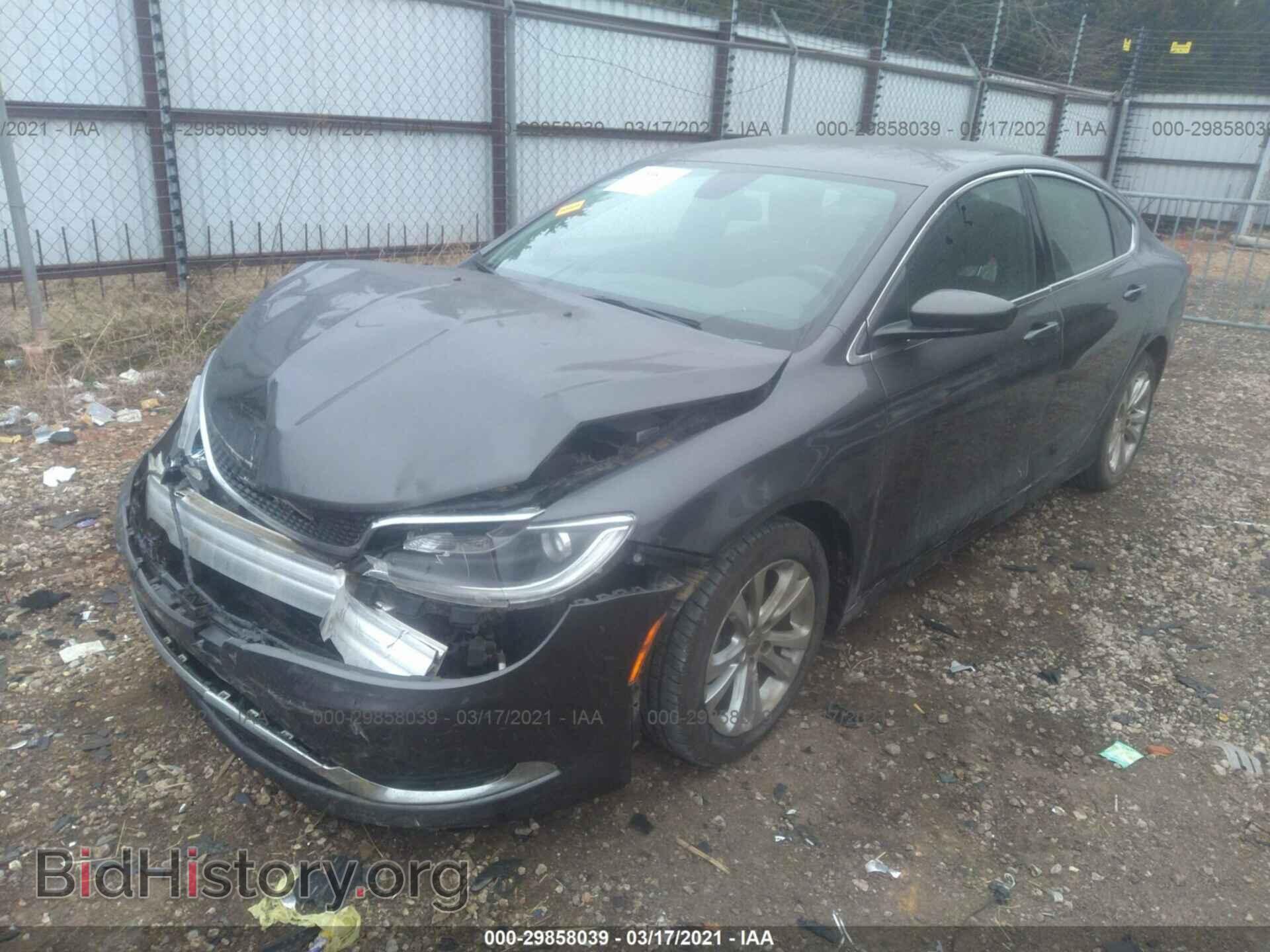 2015 CHRYSLER 200 - VIN: 1C3CCCAB2FN749601 - Фото 2