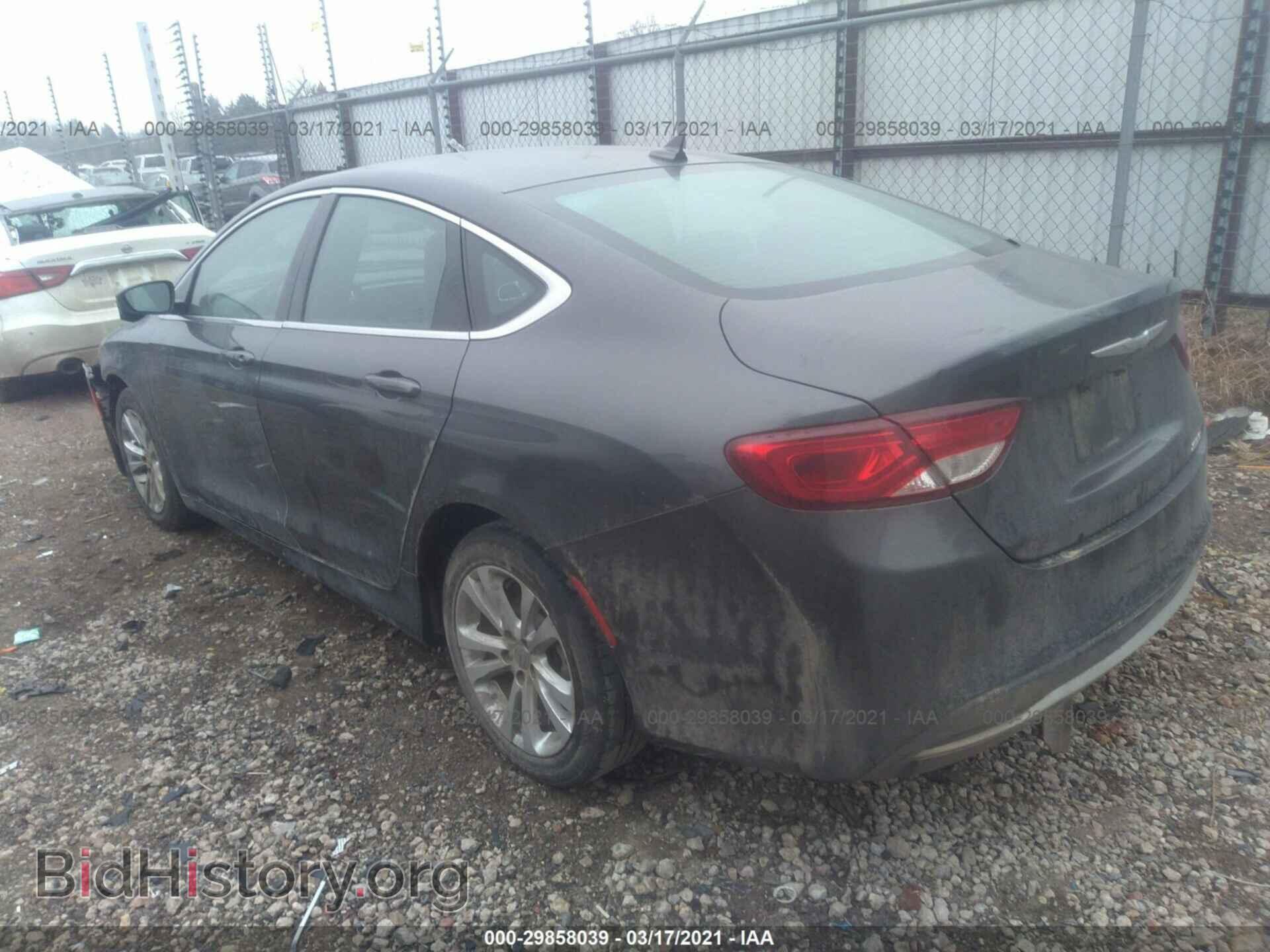 2015 CHRYSLER 200 - VIN: 1C3CCCAB2FN749601 - Фото 3