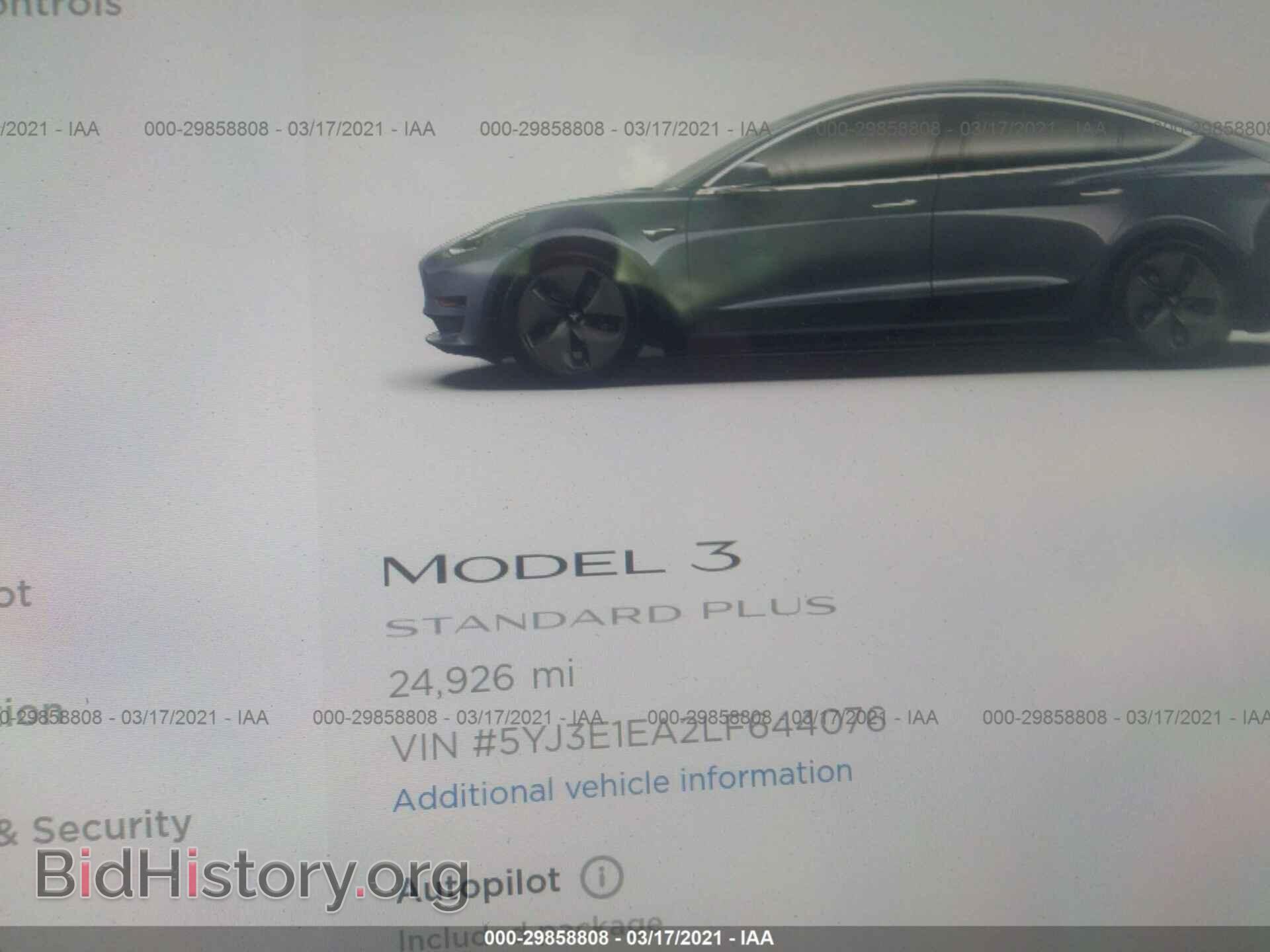 2020 TESLA MODEL 3 - VIN: 5YJ3E1EA2LF644076 - Photo 7