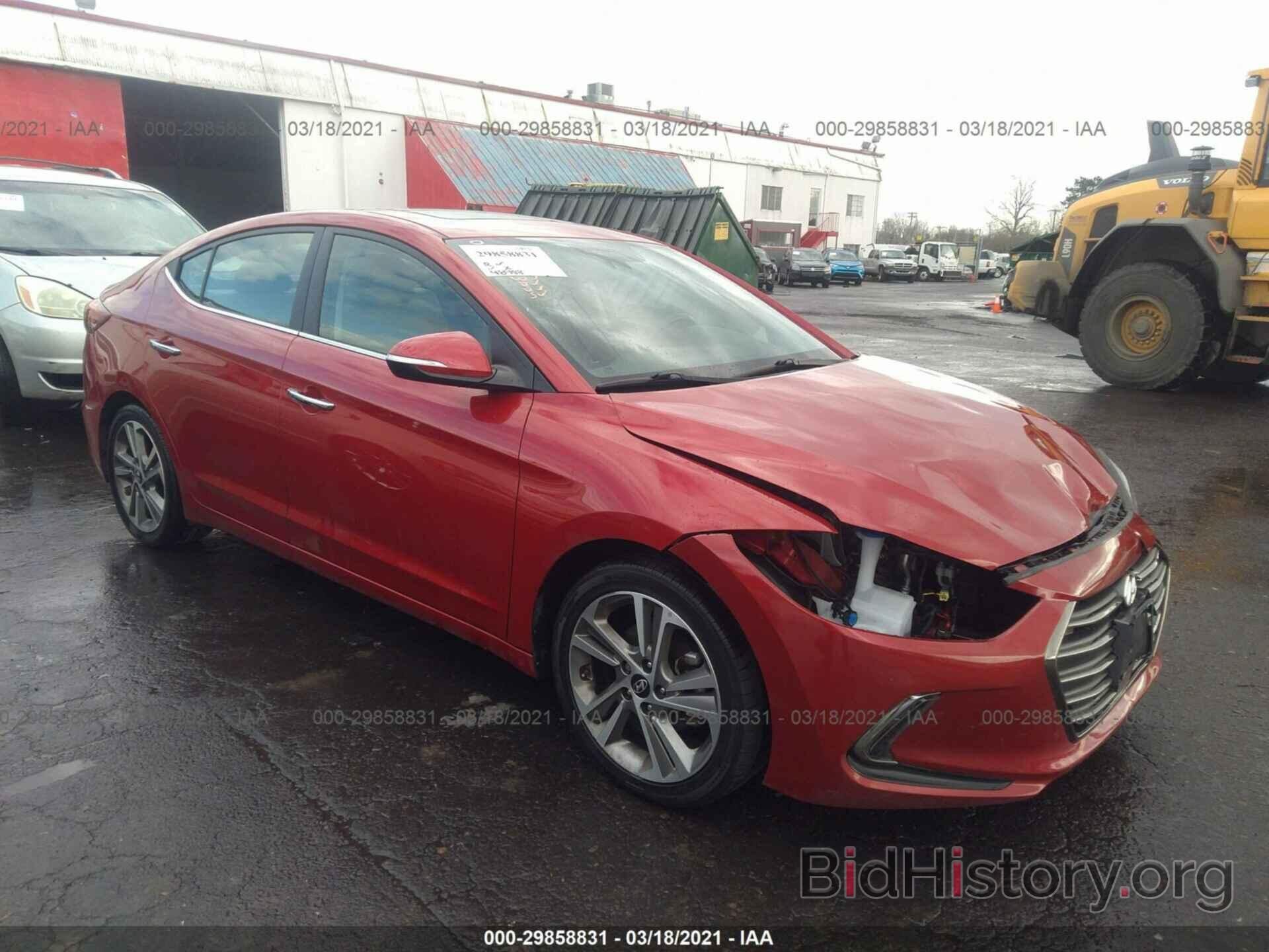 Photo 5NPD84LF9HH044613 - HYUNDAI ELANTRA 2017