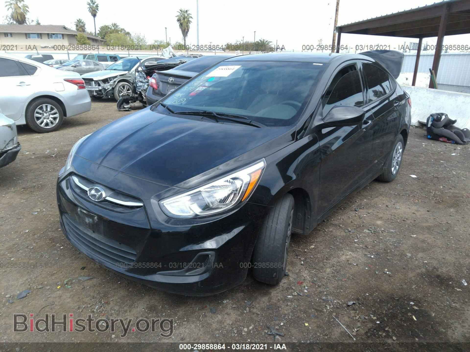 2017 HYUNDAI ACCENT - VIN: KMHCT4AE3HU378464 - Фото 2