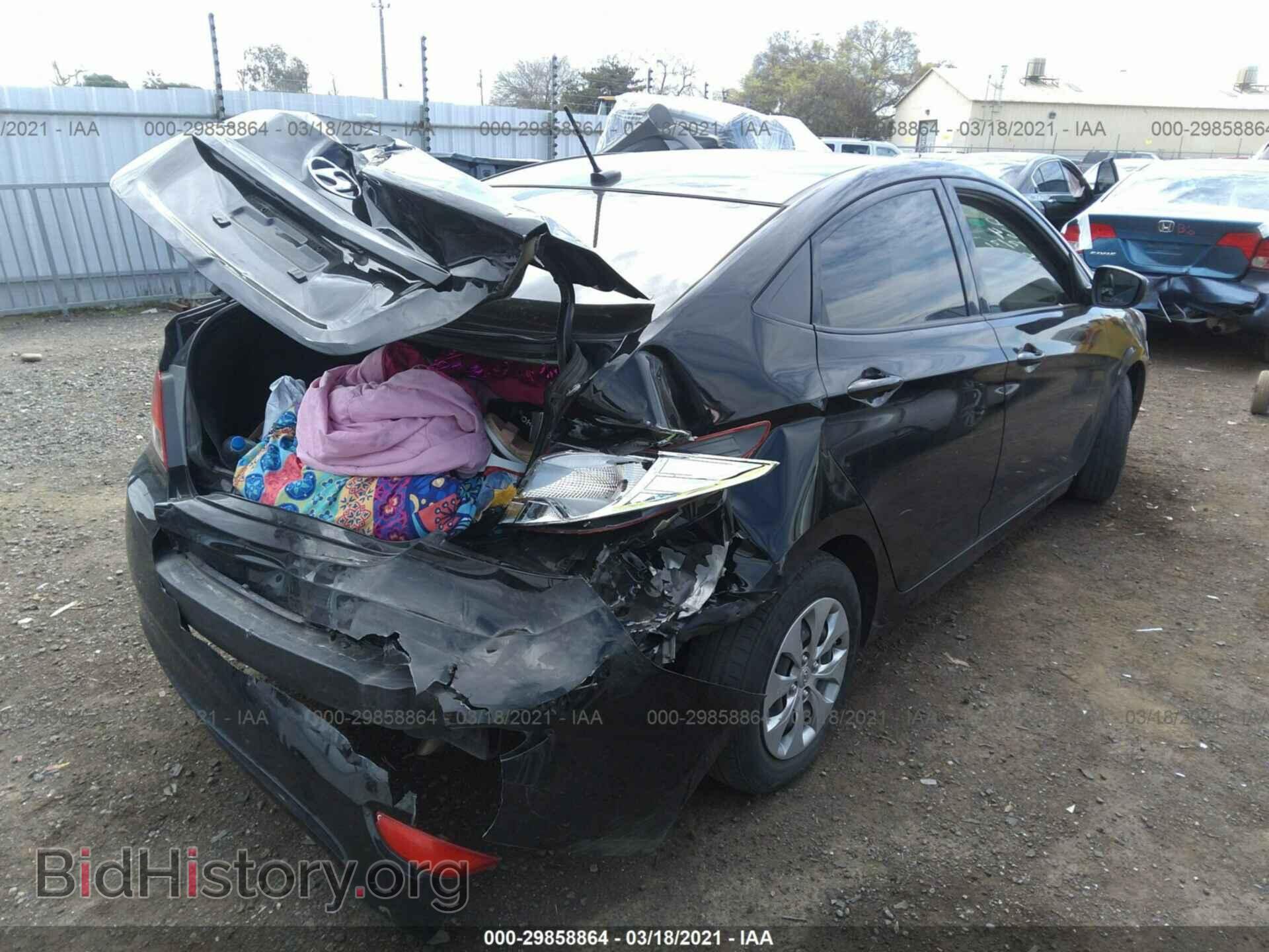 2017 HYUNDAI ACCENT - VIN: KMHCT4AE3HU378464 - Фото 4