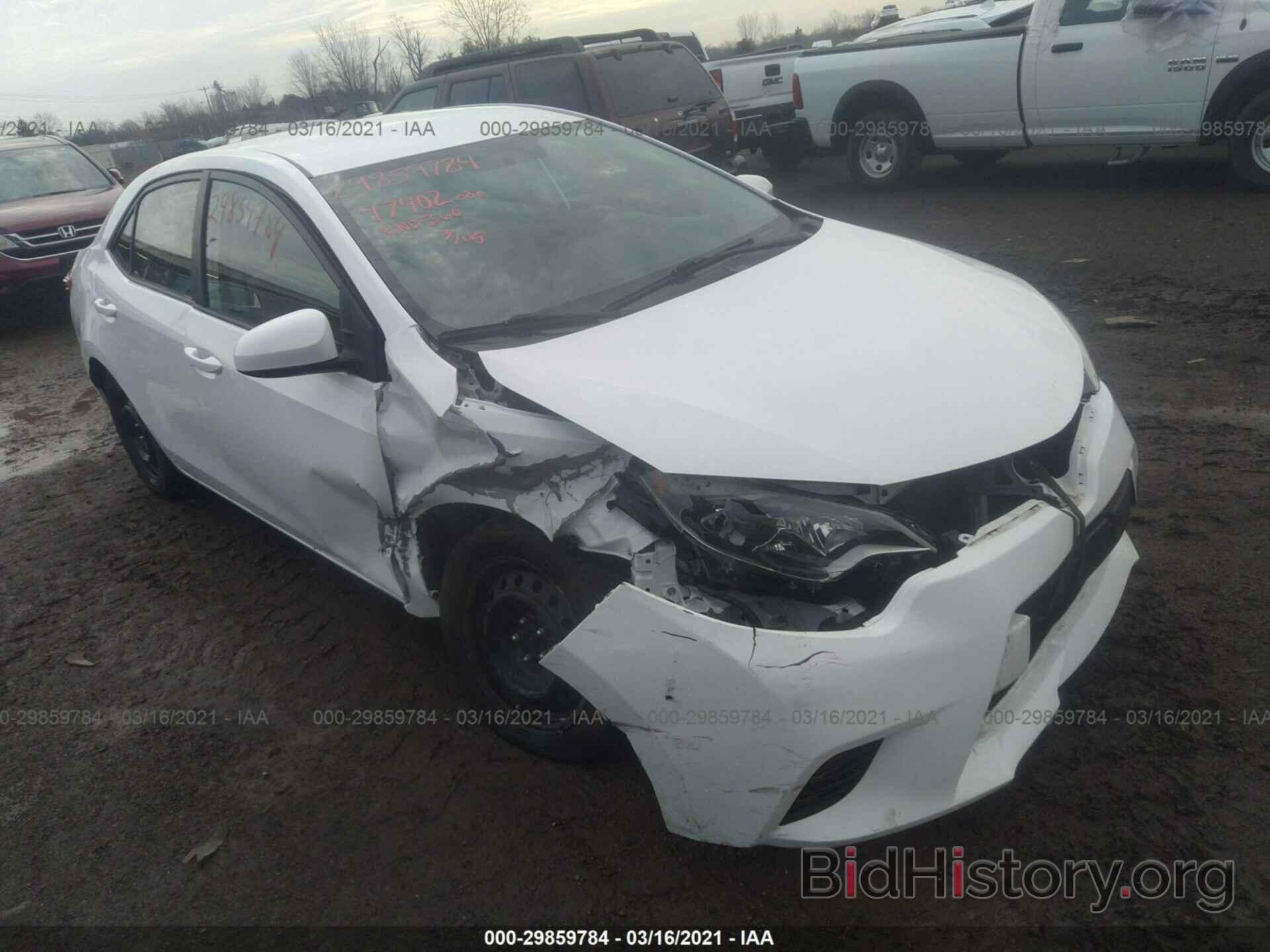 Photo 2T1BURHE3EC029832 - TOYOTA COROLLA 2014