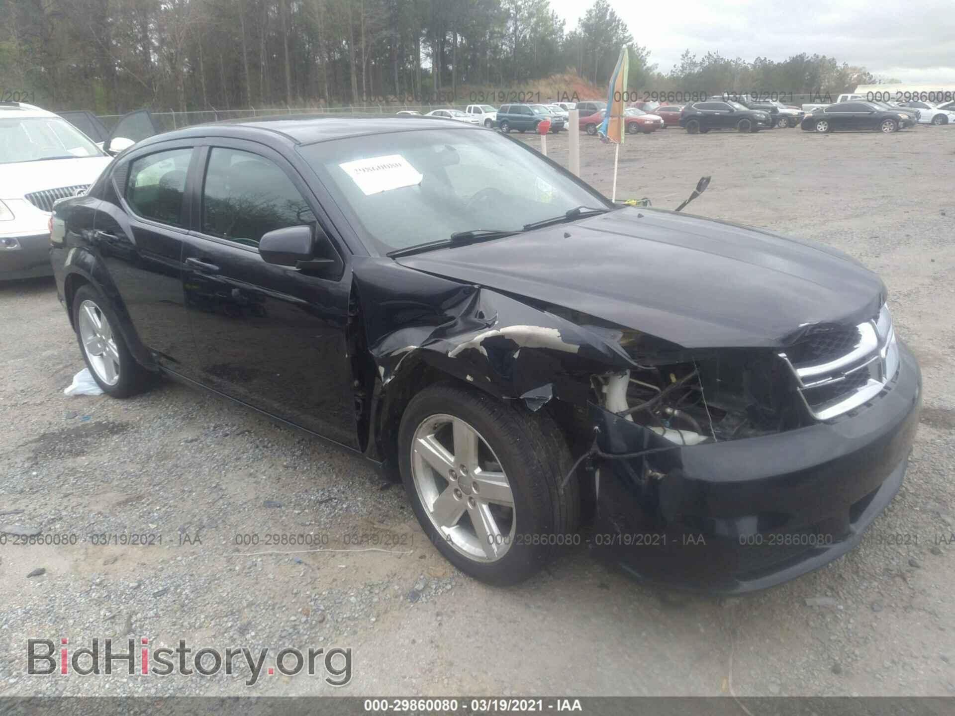 Фотография 1C3CDZCB9CN213690 - DODGE AVENGER 2012