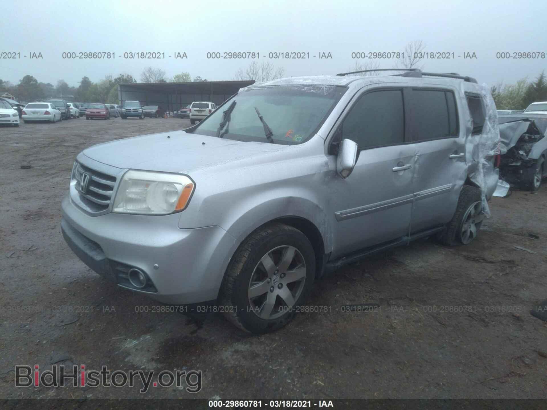 2012 HONDA PILOT - VIN: 5FNYF3H96CB028459 - Фото 2
