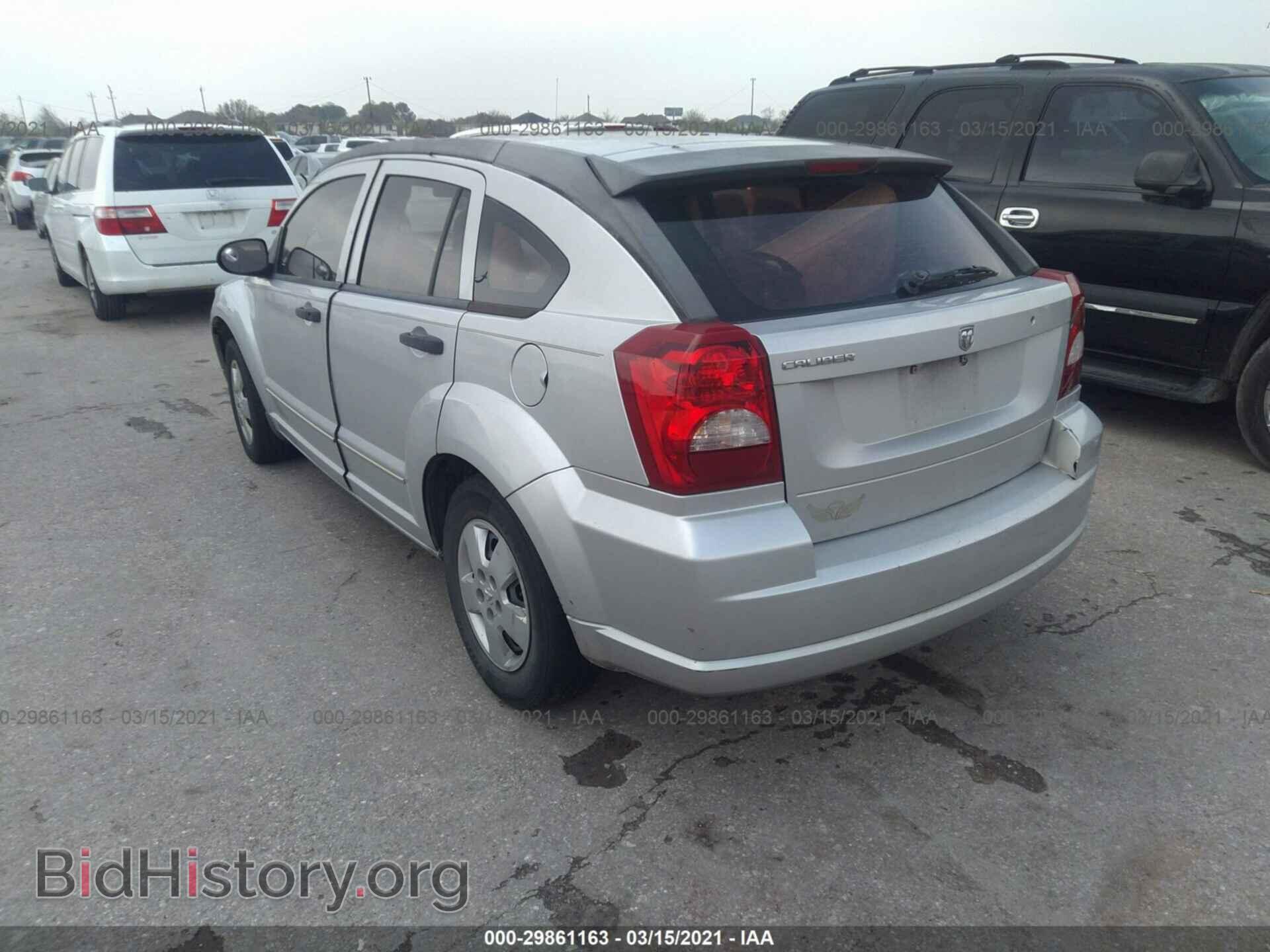 2007 DODGE CALIBER - VIN: 1B3HB28B27D182349 - Фото 3