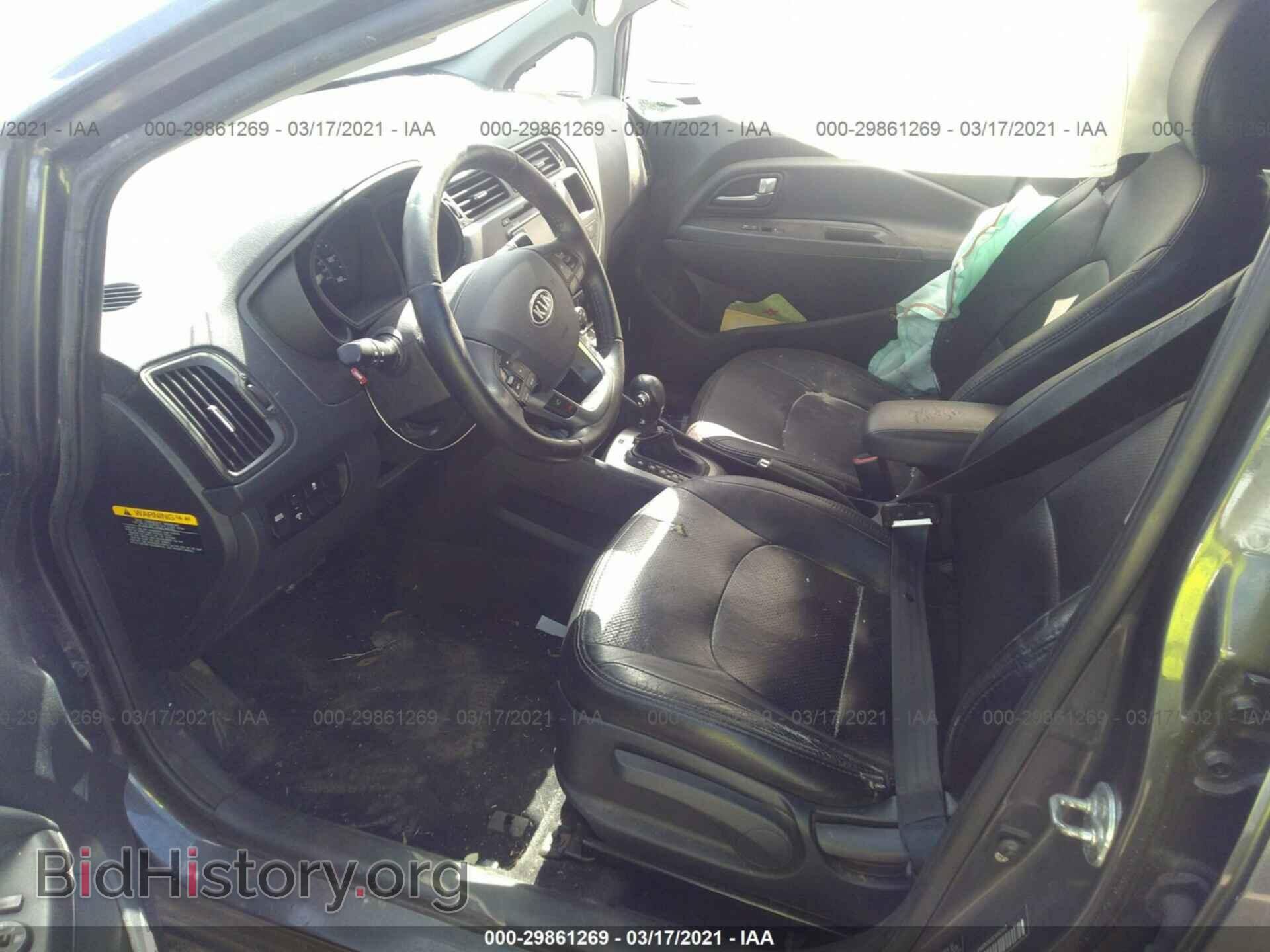 2012 KIA RIO - VIN: KNADN5A31C6062143 - Фото 5
