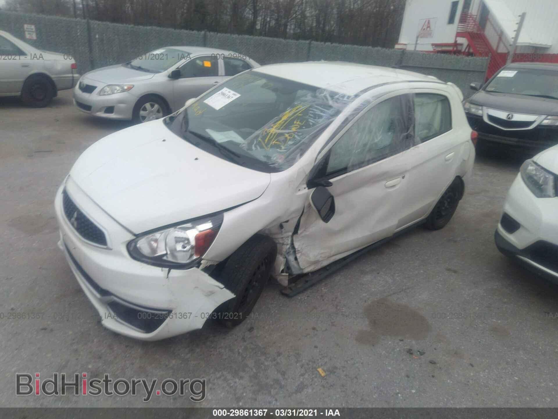 2017 MITSUBISHI MIRAGE - VIN: ML32A3HJ5HH021639 - Фото 2