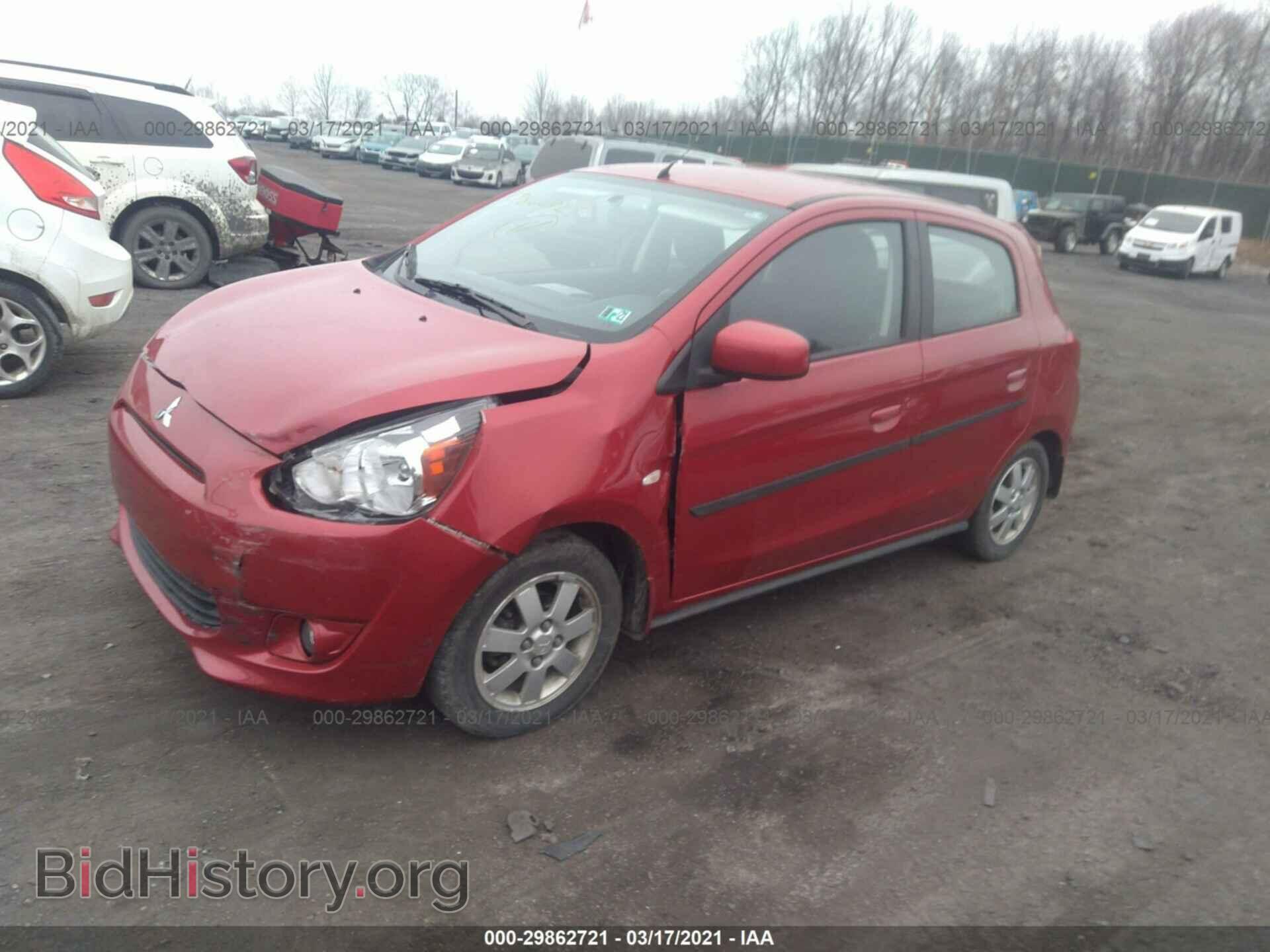 2014 MITSUBISHI MIRAGE - VIN: ML32A4HJ4EH025067 - Фото 2
