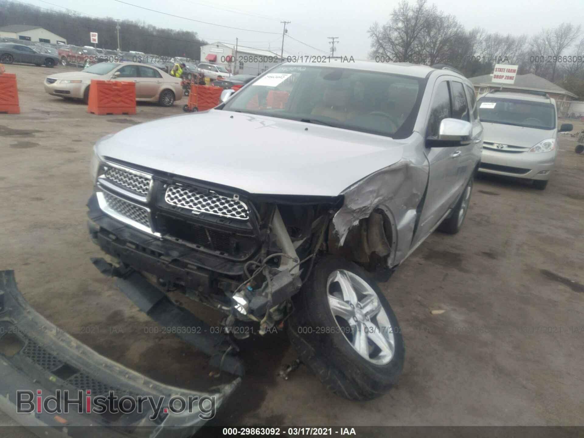 2012 DODGE DURANGO - VIN: 1C4RDJEG8CC113852 - Photo 2