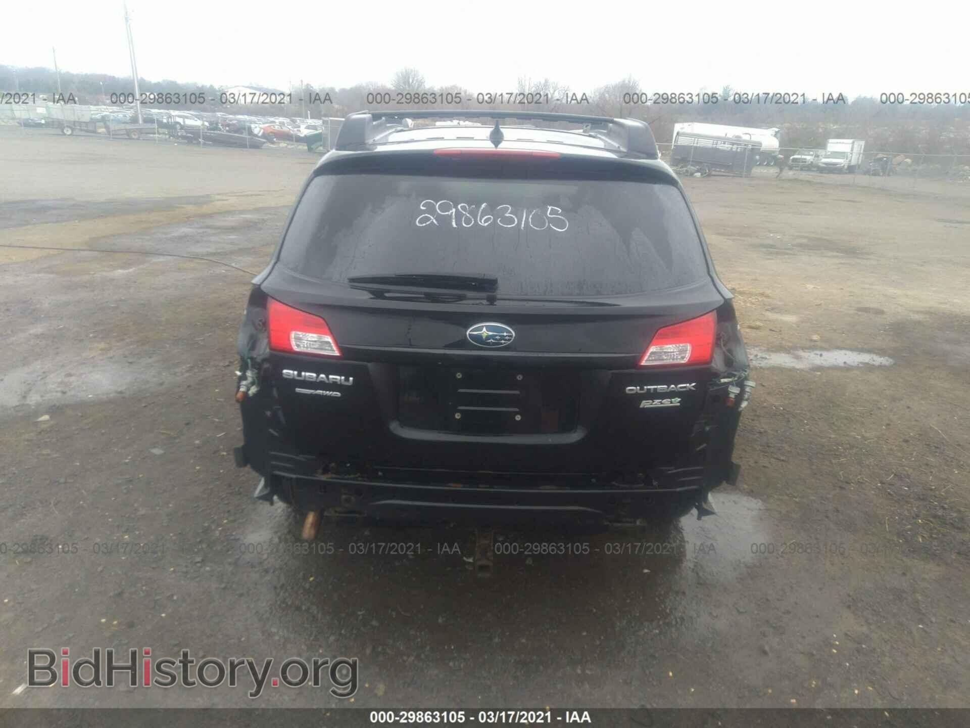 2011 SUBARU OUTBACK - VIN: 4S4BRBFC7B3398929 - Фото 6