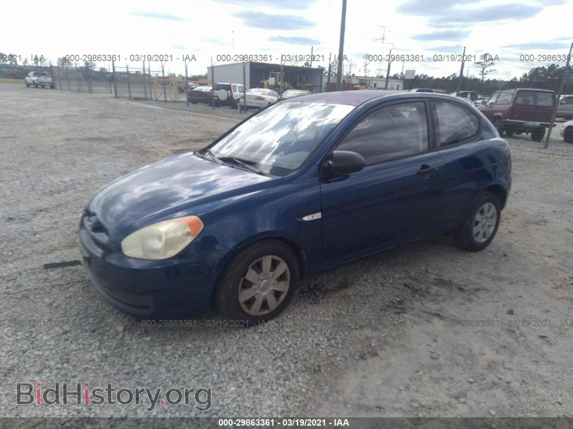 2007 HYUNDAI ACCENT - VIN: KMHCM36C47U044893 - Фото 2