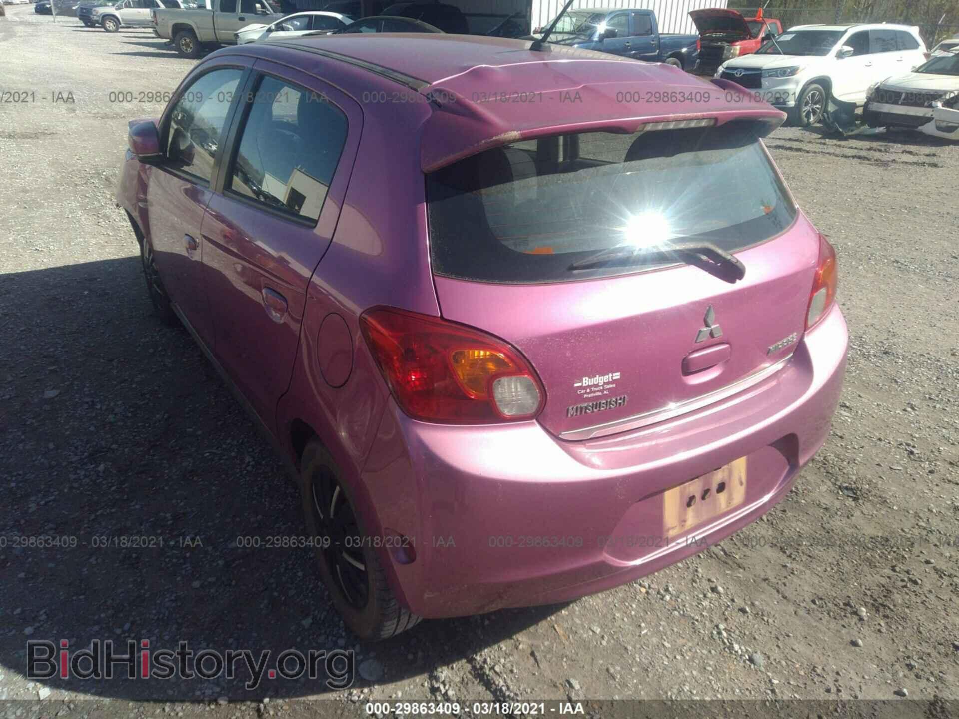 2015 MITSUBISHI MIRAGE - VIN: ML32A3HJ4FH012802 - Фото 3
