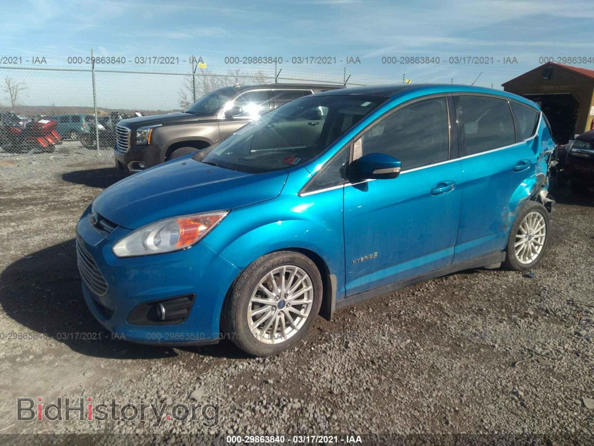 2014 FORD C-MAX HYBRID - VIN: 1FADP5BU8EL505760 - Фото 2