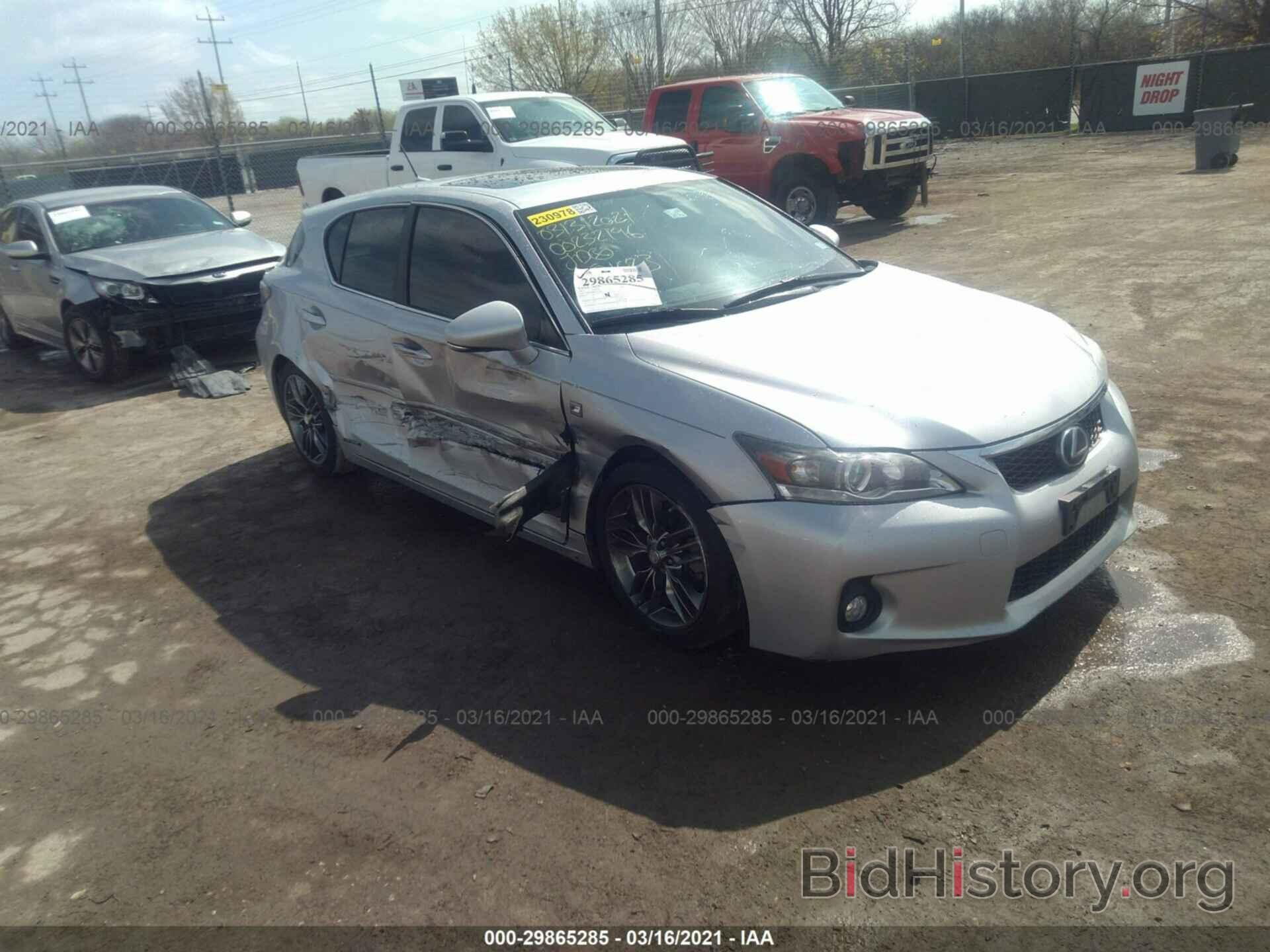 Photo JTHKD5BH8C2051623 - LEXUS CT 200H 2012