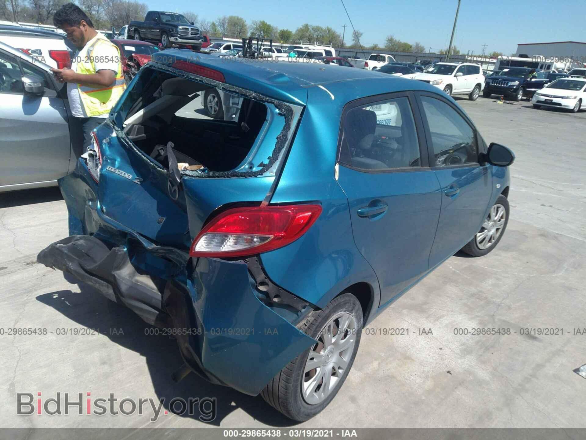 2012 MAZDA MAZDA2 - VIN: JM1DE1KY7C0151188 - Фото 4