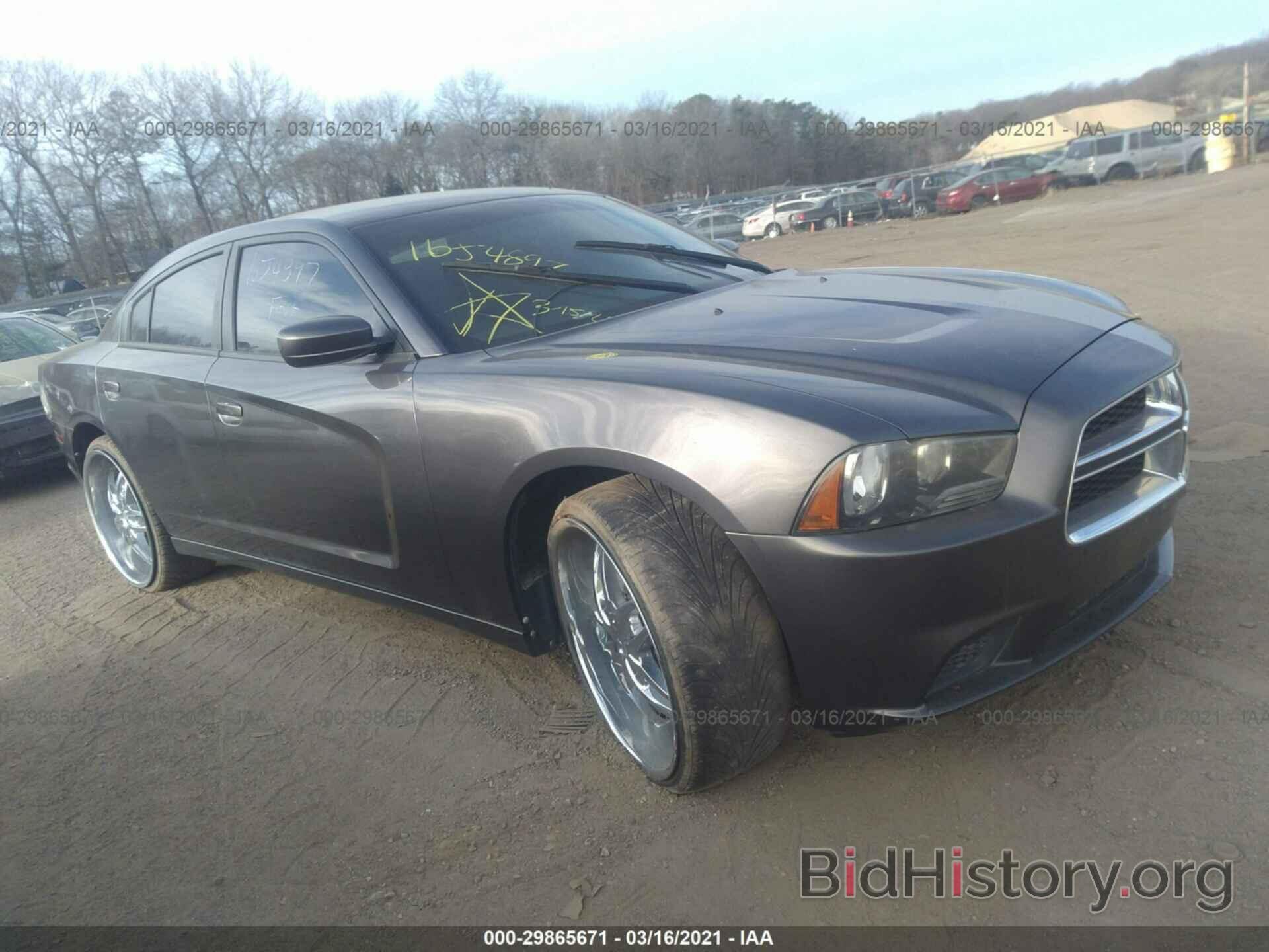Photo 2C3CDXBG5DH637721 - DODGE CHARGER 2013