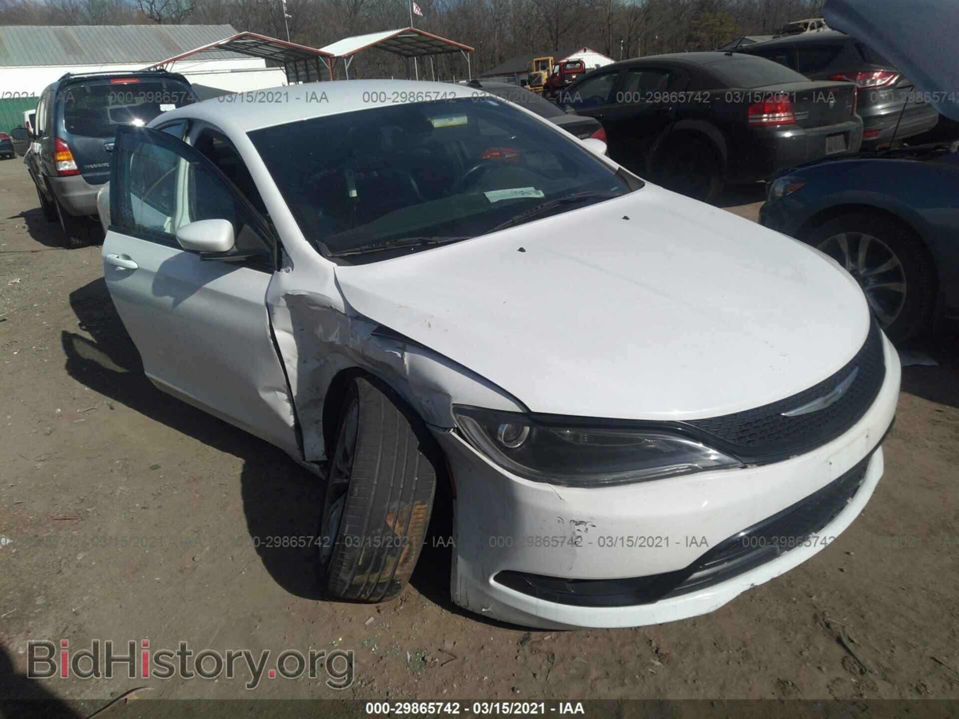 Фотография 1C3CCCBBXFN629298 - CHRYSLER 200 2015
