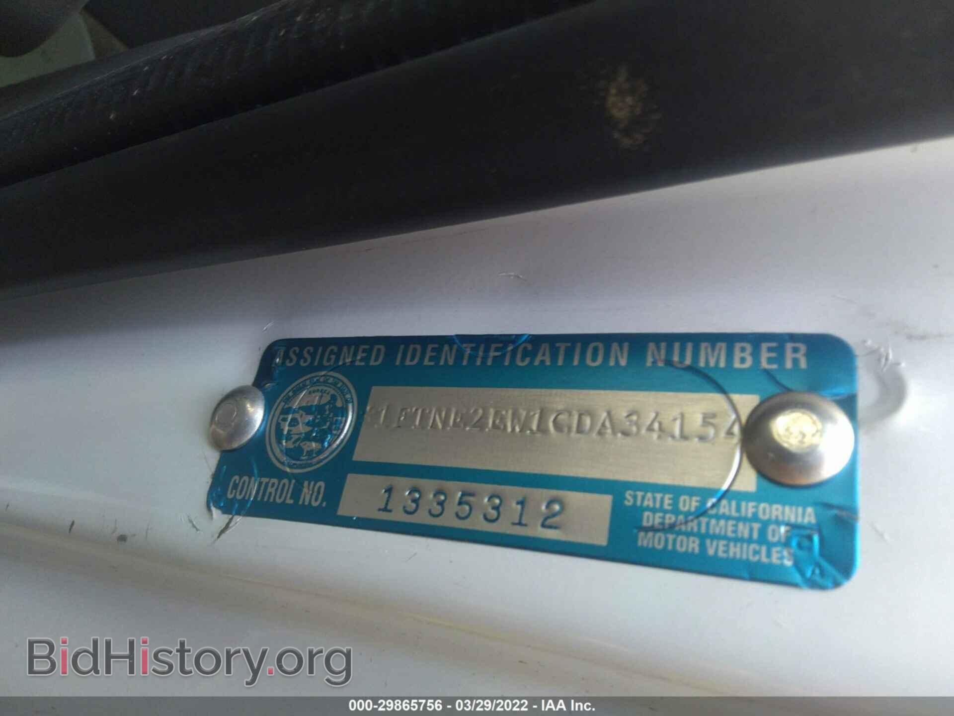 2012 FORD ECONOLINE CARGO VAN - VIN: 1FTNE2EW1CDA34154 - Фото 9