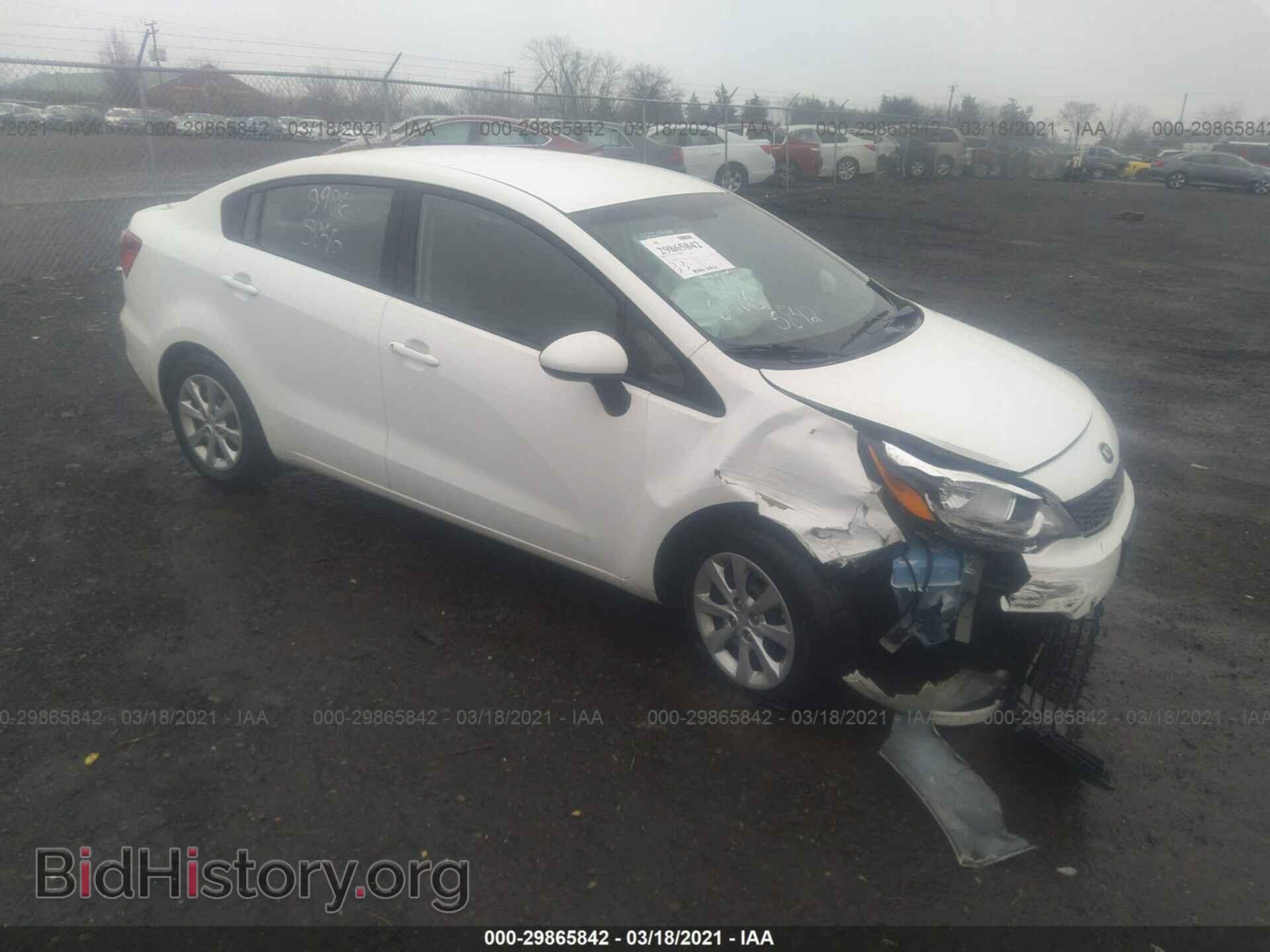 Фотография KNADM4A34G6680835 - KIA RIO 2016