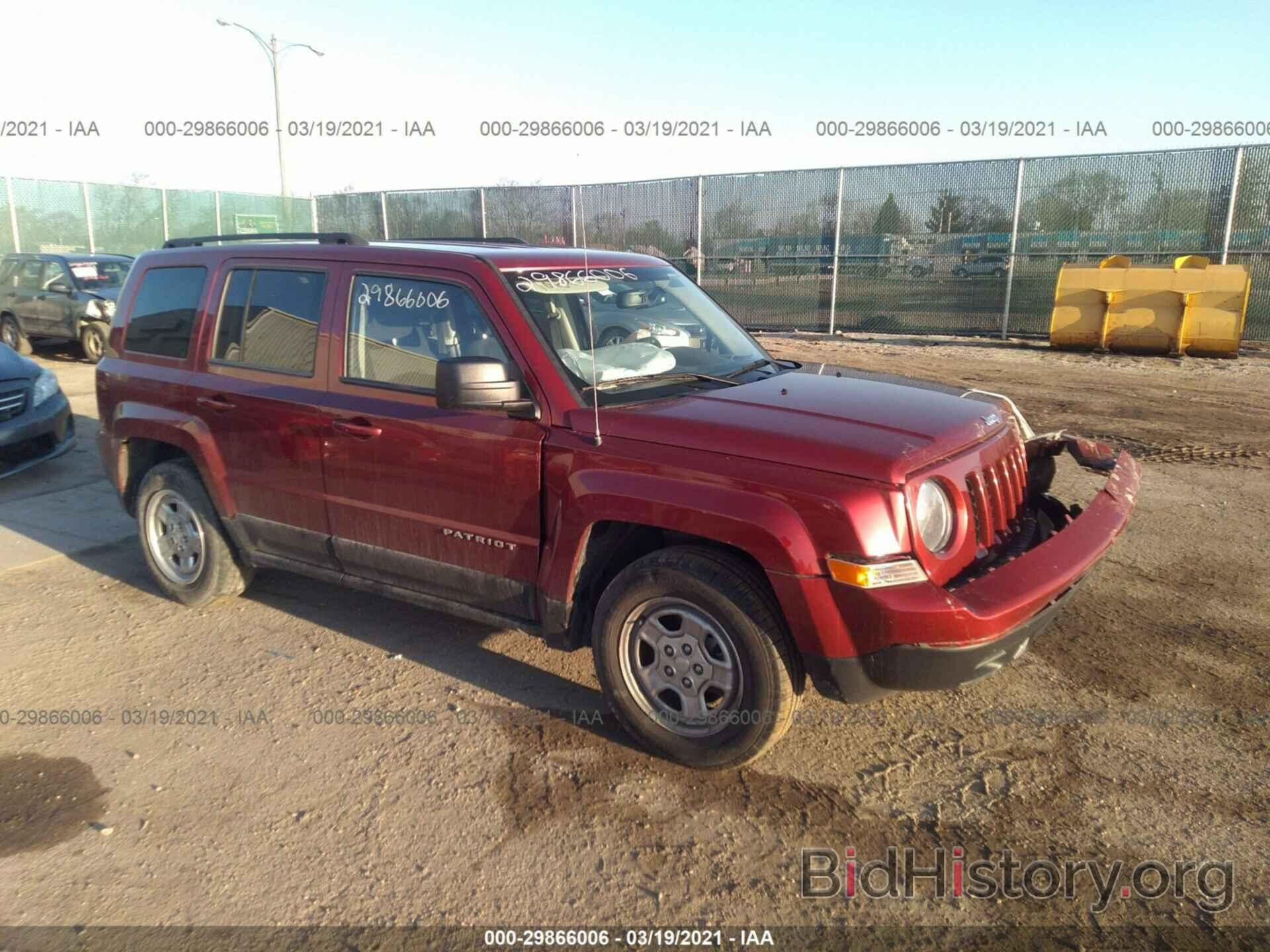 Фотография 1C4NJPBA2GD783813 - JEEP PATRIOT 2016