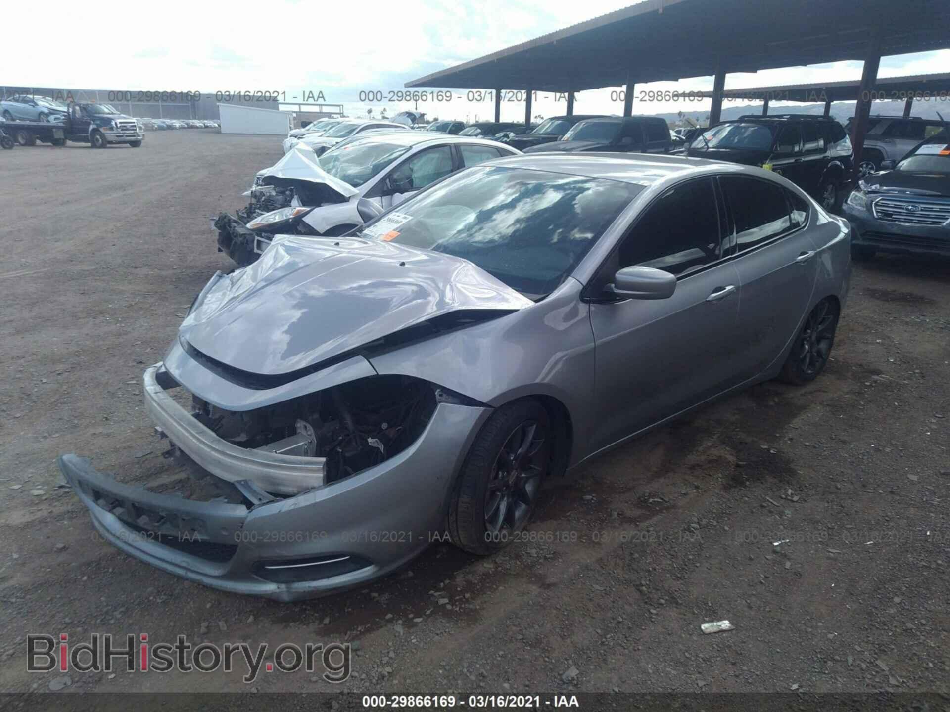 2016 DODGE DART - VIN: 1C3CDFAA2GD584825 - Фото 2