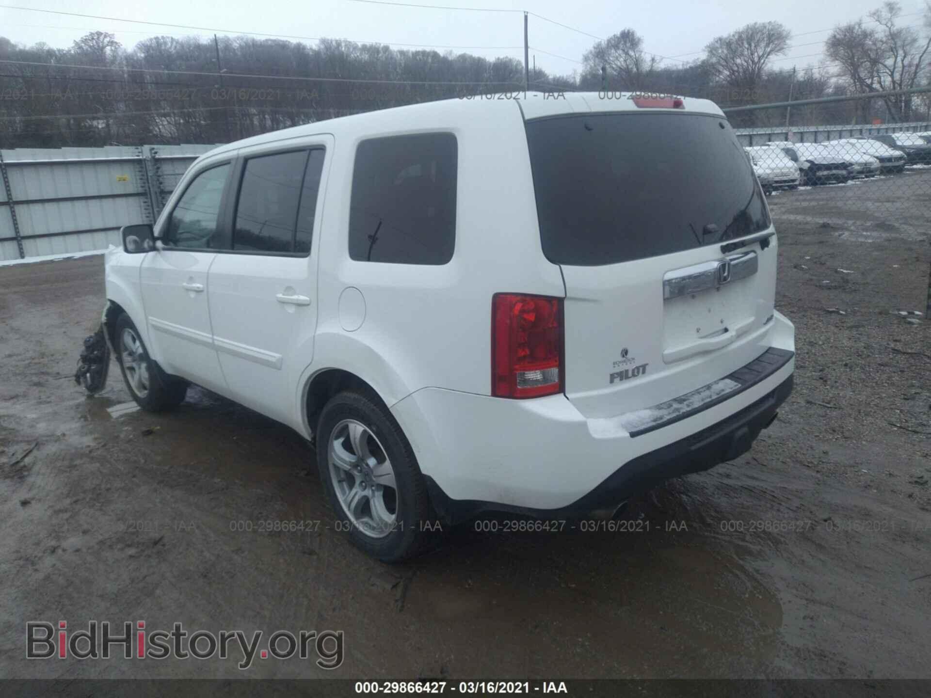 2013 HONDA PILOT - VIN: 5FNYF4H42DB061695 - Фото 3