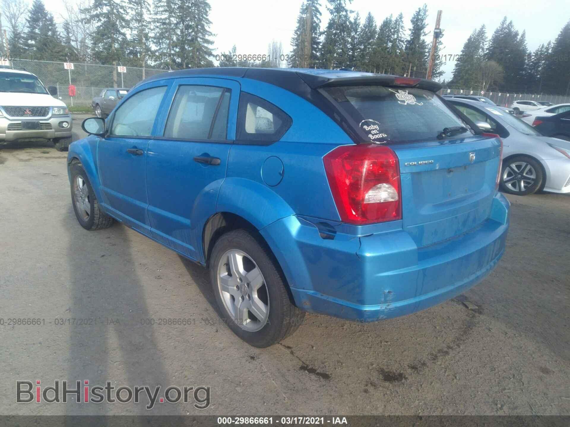2008 DODGE CALIBER - VIN: 1B3HB48B08D587350 - Фото 3