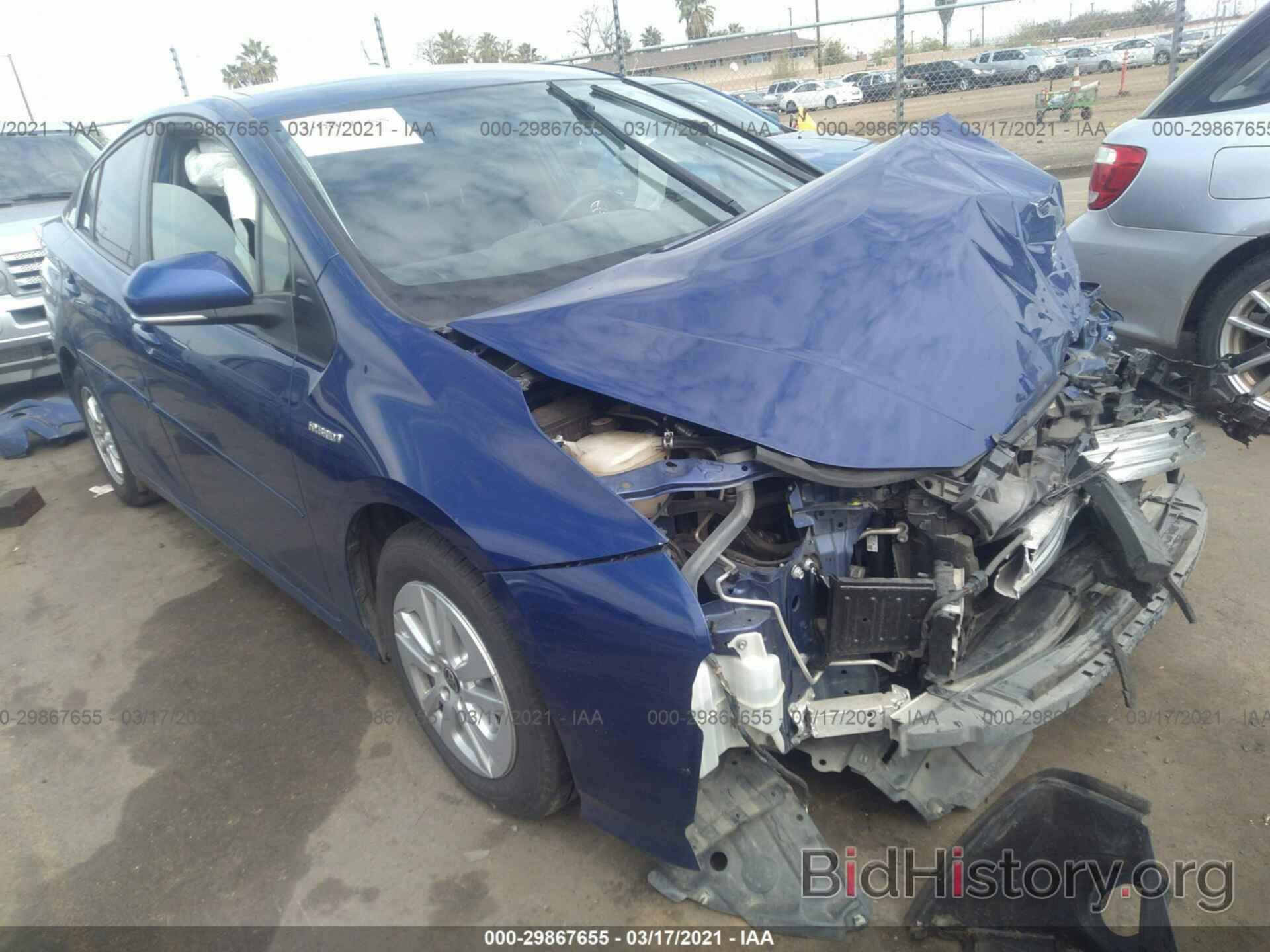 Photo JTDKBRFU2G3528343 - TOYOTA PRIUS 2016