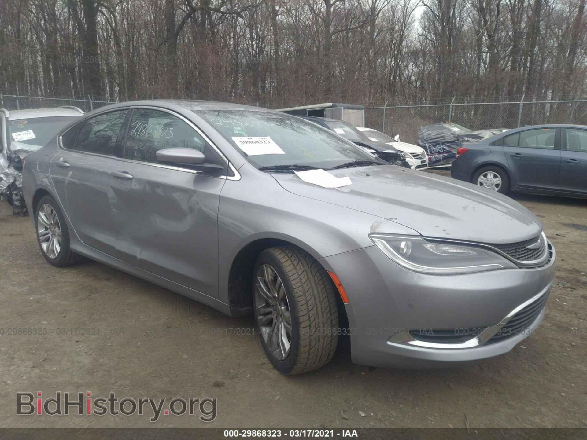 Фотография 1C3CCCAB2FN539497 - CHRYSLER 200 2015