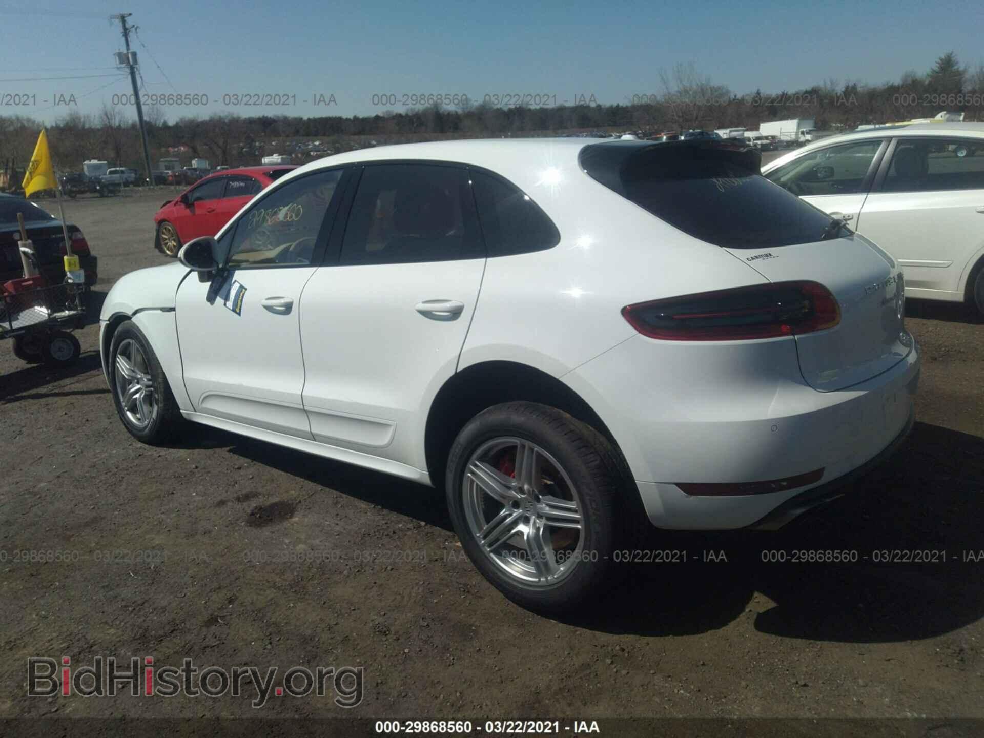 2016 PORSCHE MACAN - VIN: WP1AF2A51GLB91394 - Фото 3