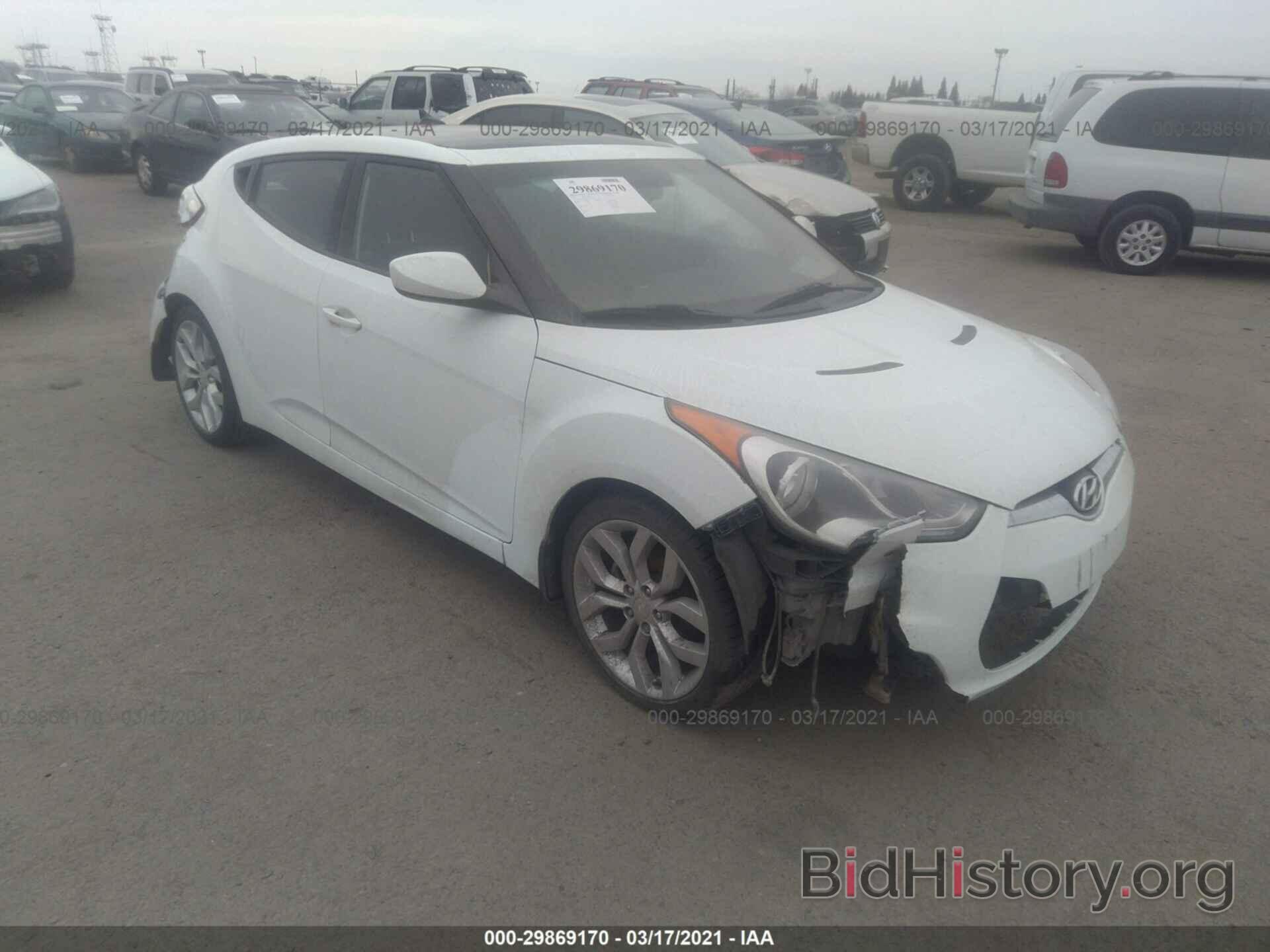 Photo KMHTC6AD5CU062981 - HYUNDAI VELOSTER 2012