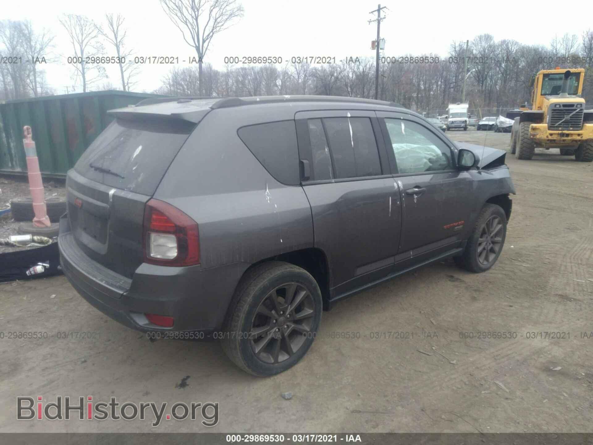 2016 JEEP COMPASS - VIN: 1C4NJDBB3GD763738 - Фото 4