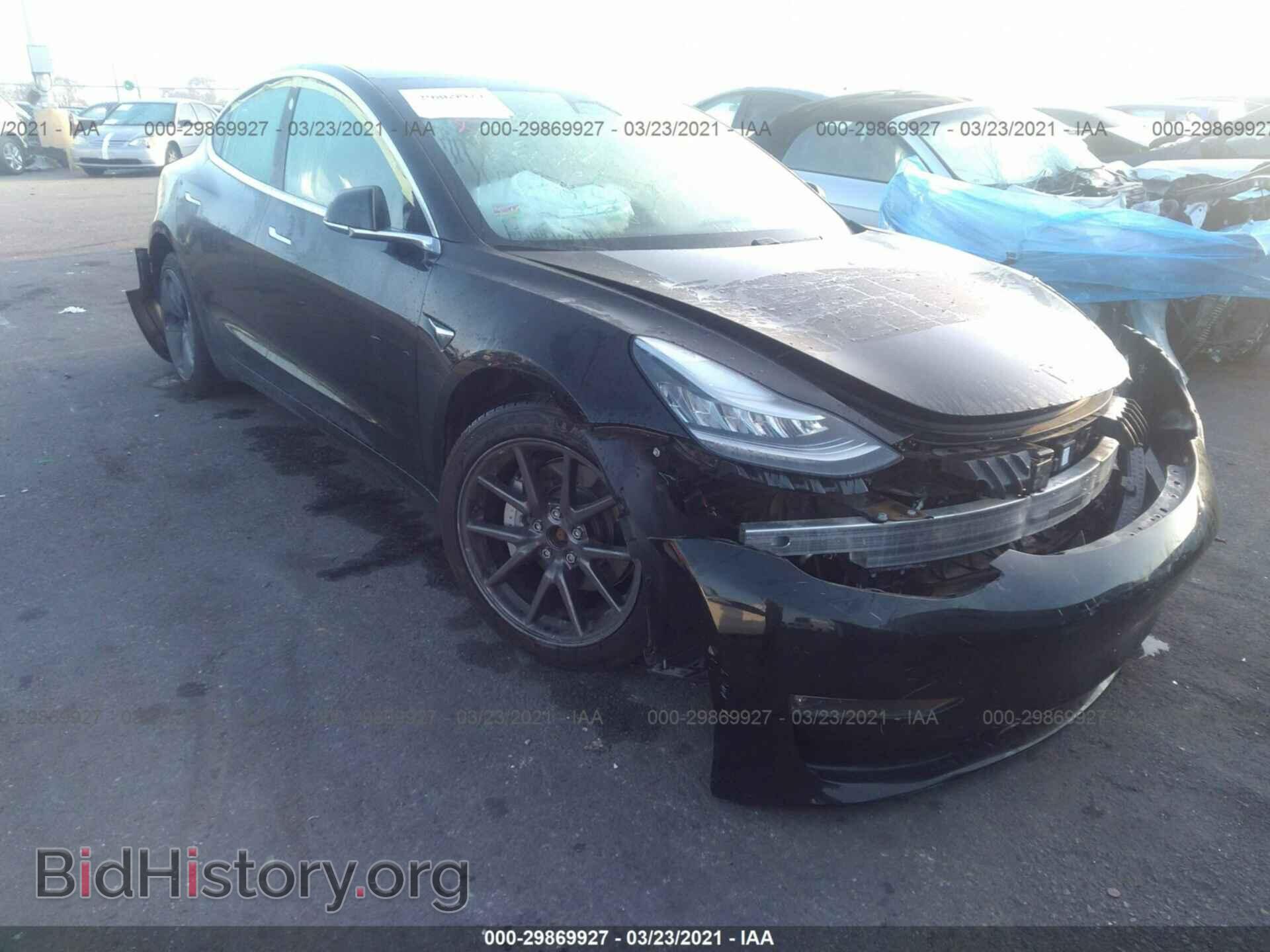 Photo 5YJ3E1EB6KF361347 - TESLA MODEL 3 2019