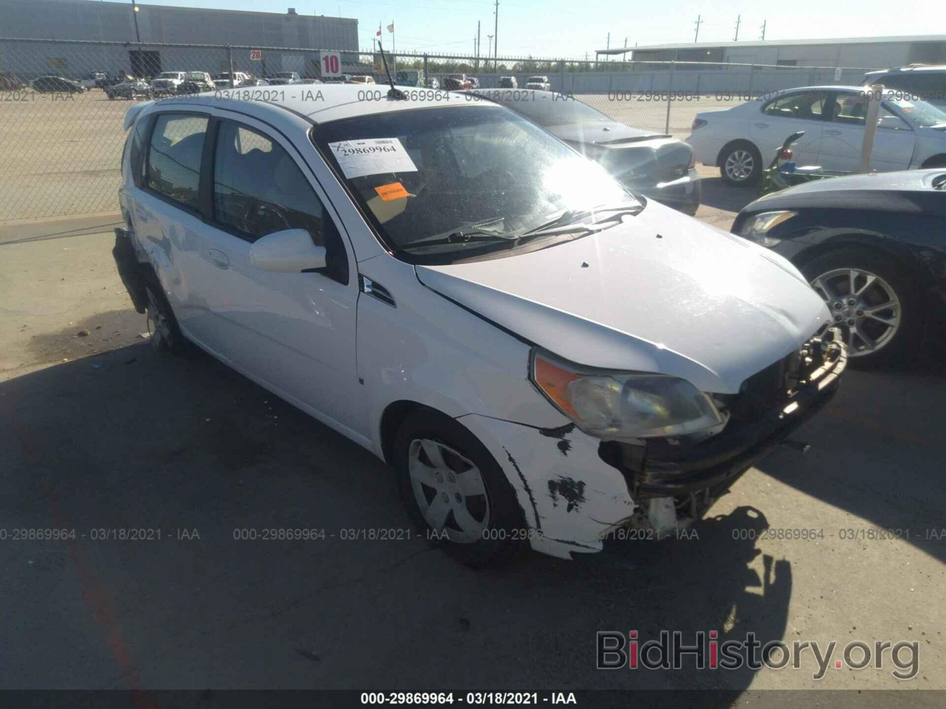 Photo KL1TD66E39B382587 - CHEVROLET AVEO 2009