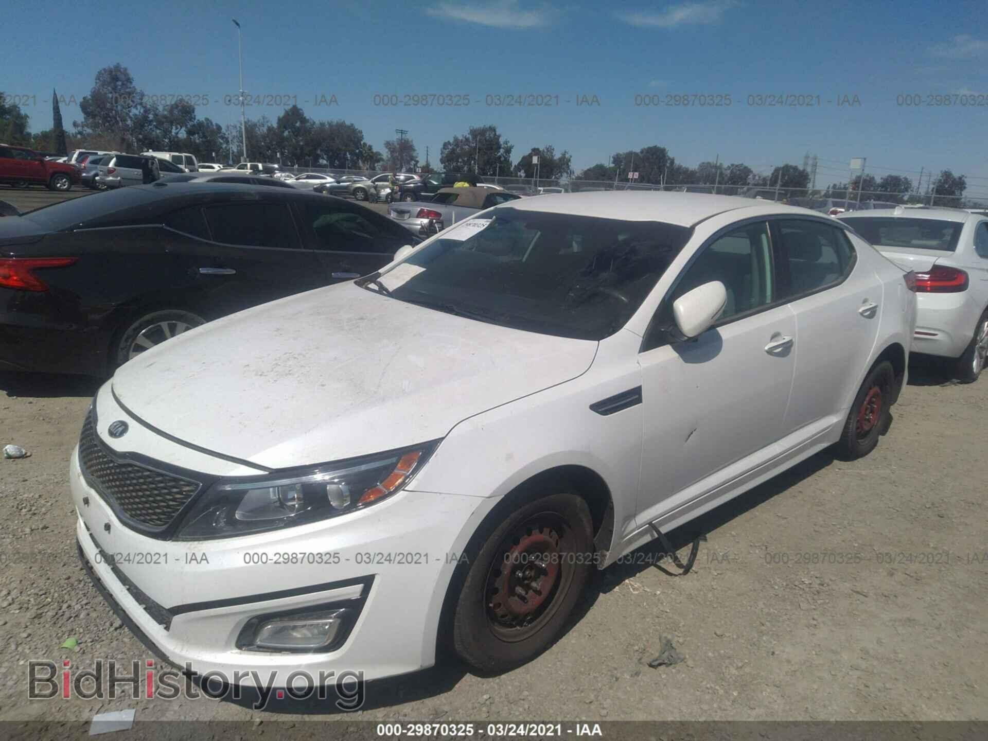 2015 KIA OPTIMA - VIN: KNAGM4A73F5647068 - Photo 2