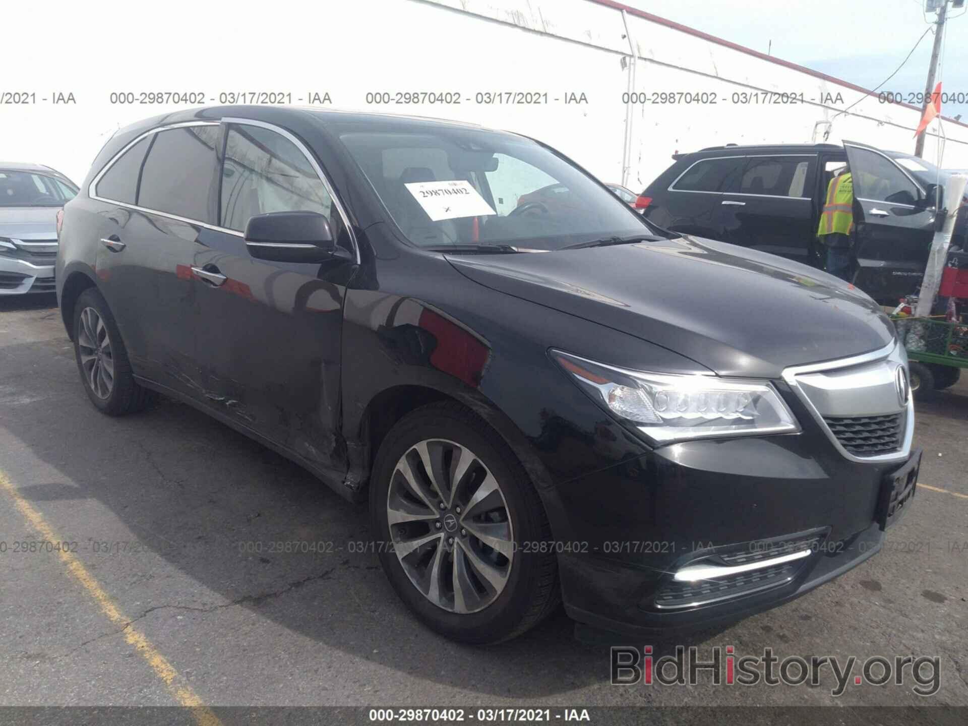 Photo 5FRYD4H43GB060273 - ACURA MDX 2016