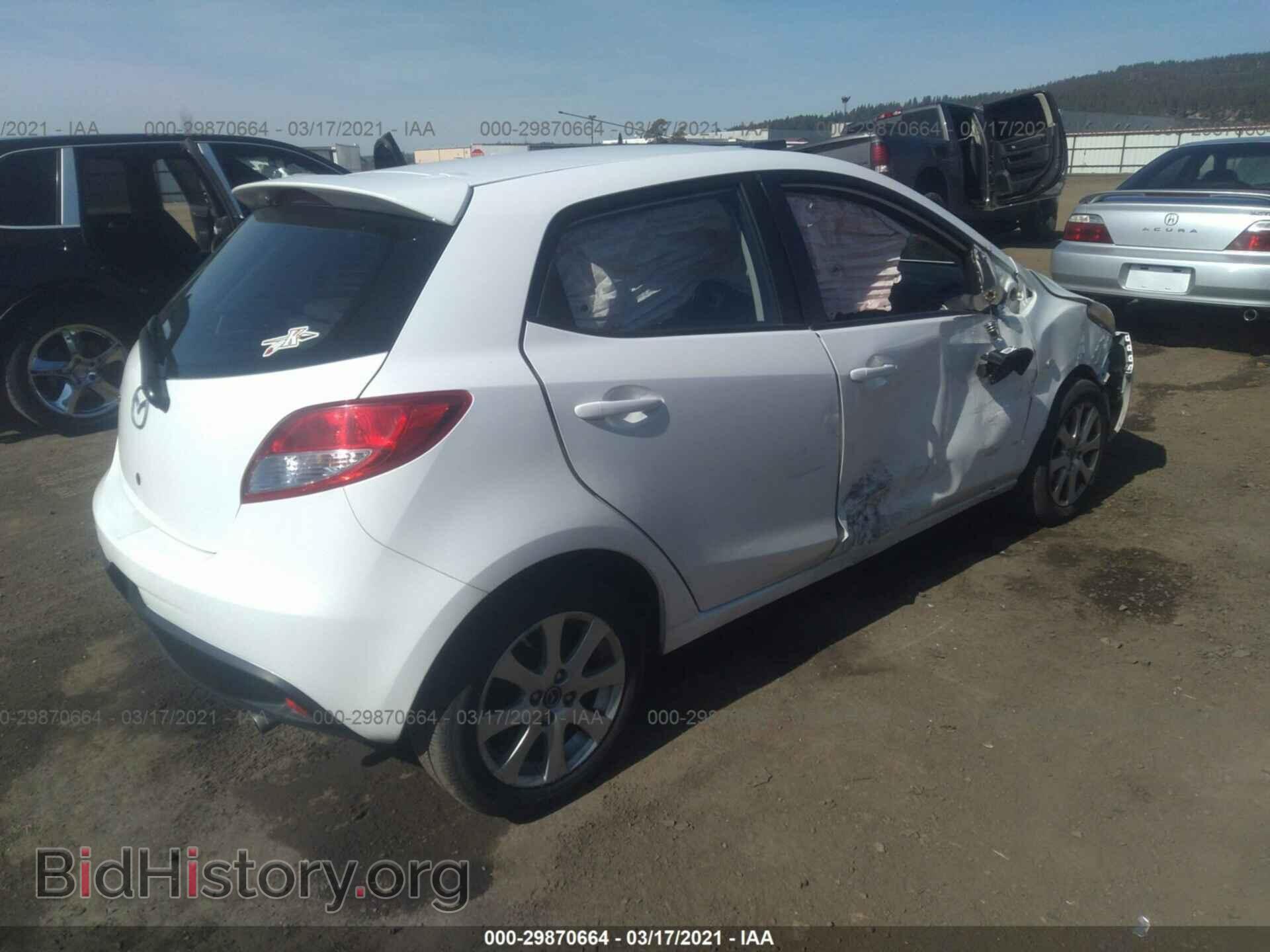 2013 MAZDA MAZDA2 - VIN: JM1DE1LZ8D0160197 - Фото 4