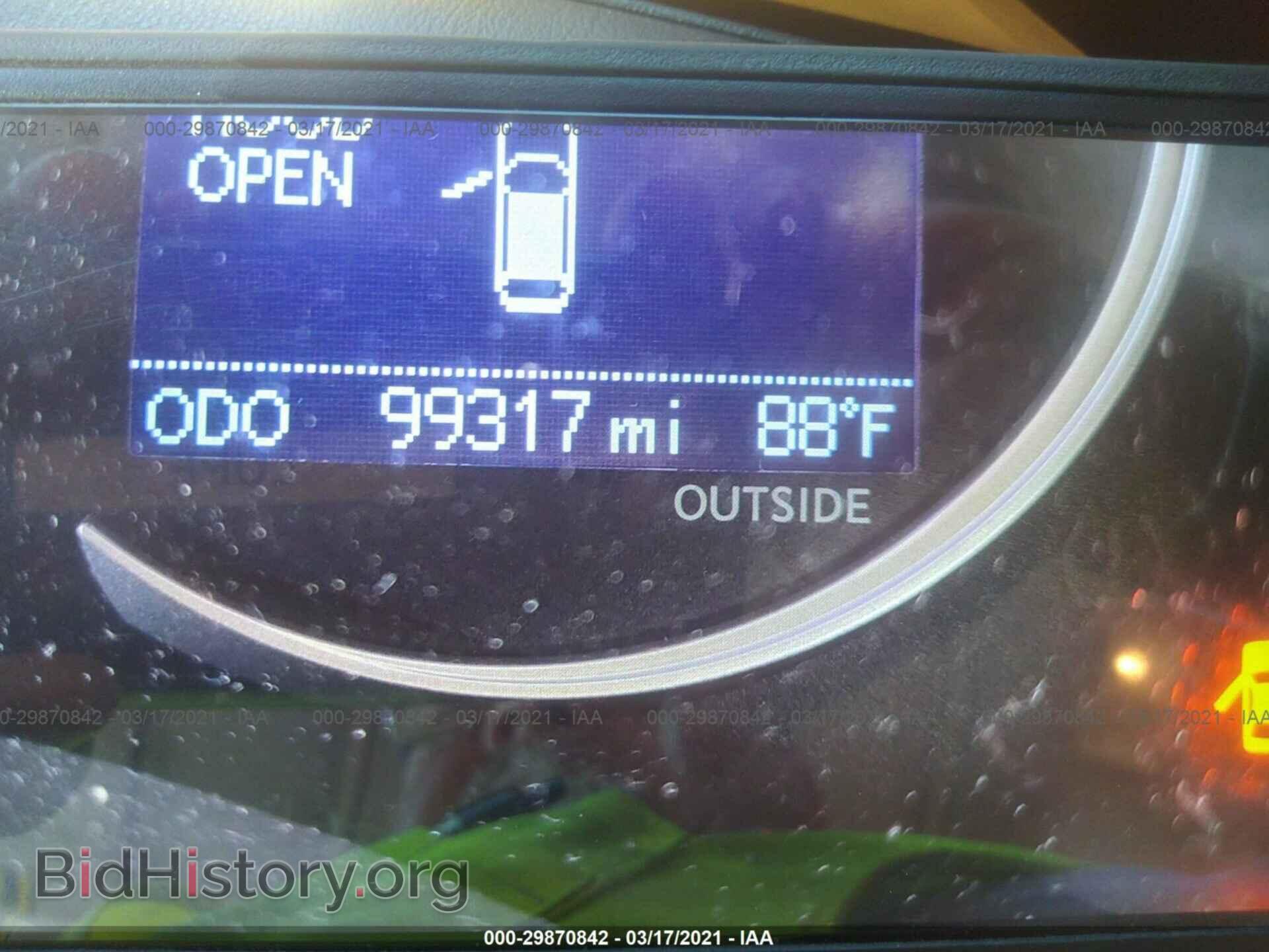 2012 LEXUS CT 200H - VIN: JTHKD5BH3C2075716 - Фото 7