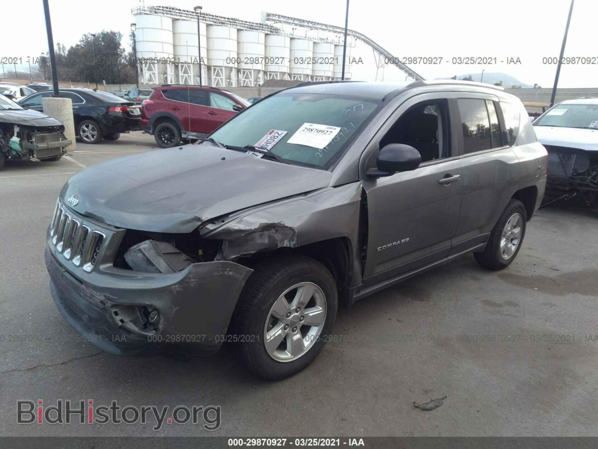 2014 JEEP COMPASS - VIN: 1C4NJCBA9ED595053 - Фото 2