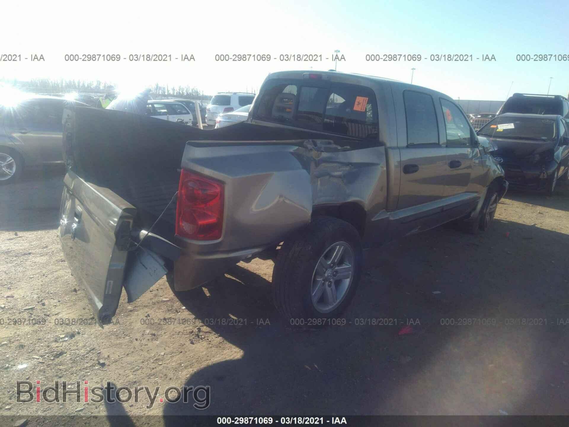 2007 DODGE DAKOTA - VIN: 1D7HE48KX7S192758 - Фото 4