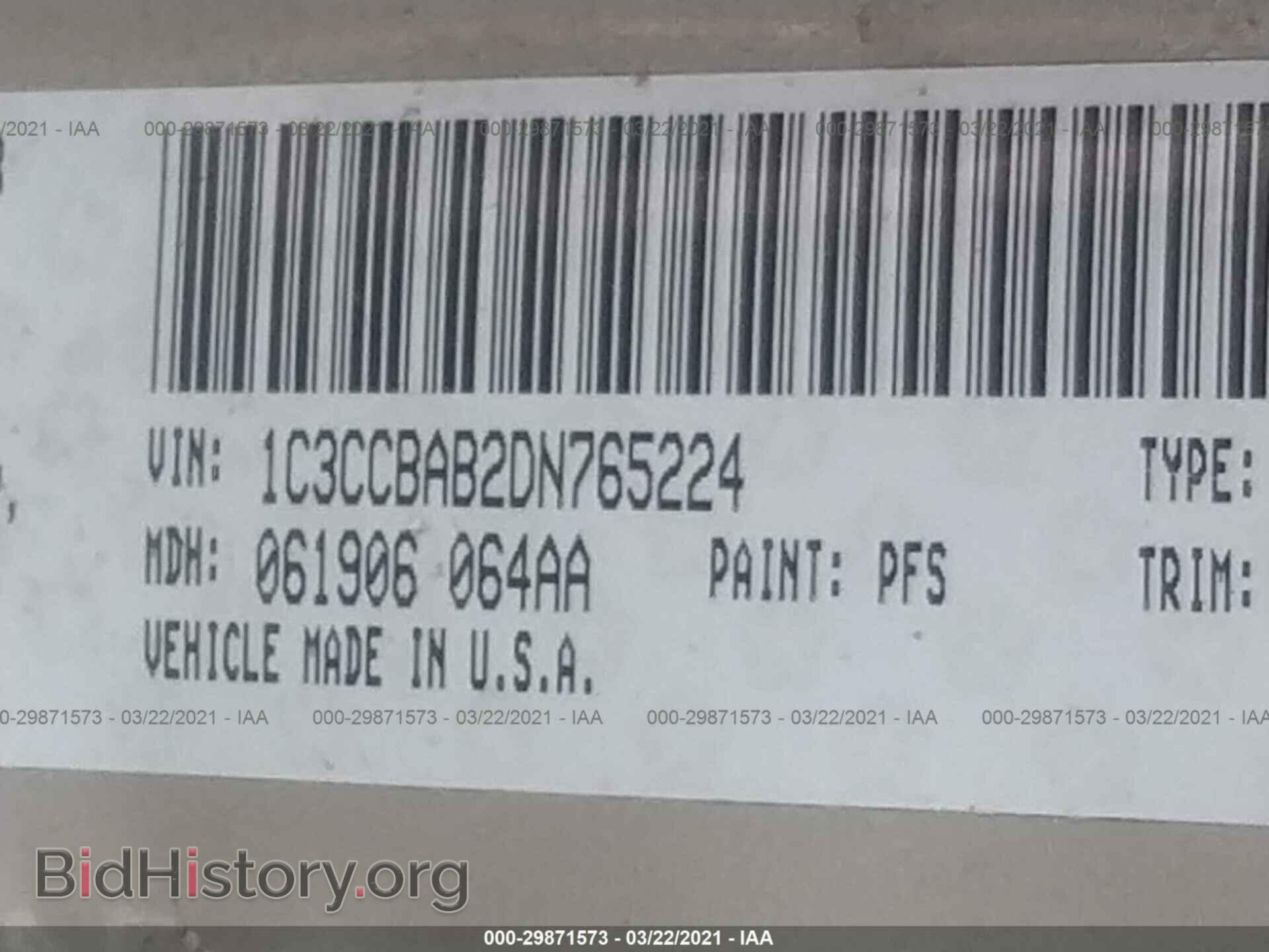 2013 CHRYSLER 200 - VIN: 1C3CCBAB2DN765224 - Photo 9