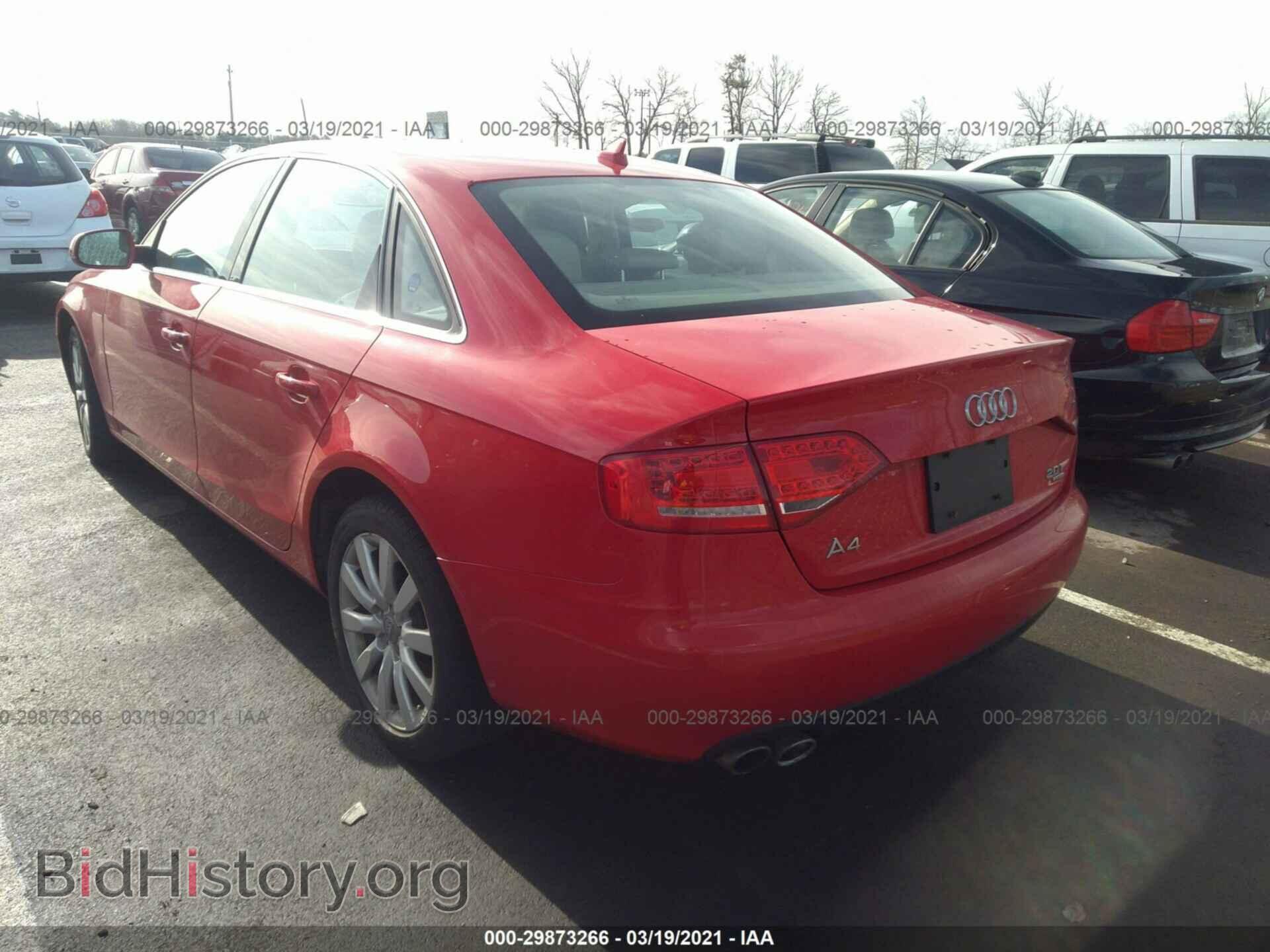 2012 AUDI A4 - VIN: WAUBFAFL8CA119859 - Фото 3