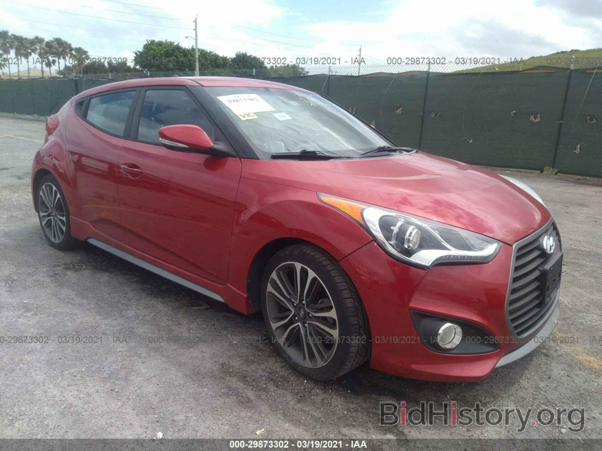 Photo KMHTC6AE2GU261341 - HYUNDAI VELOSTER 2016