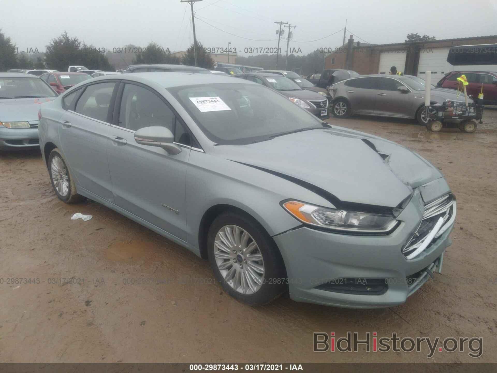 Фотография 3FA6P0LU6DR355884 - FORD FUSION 2013